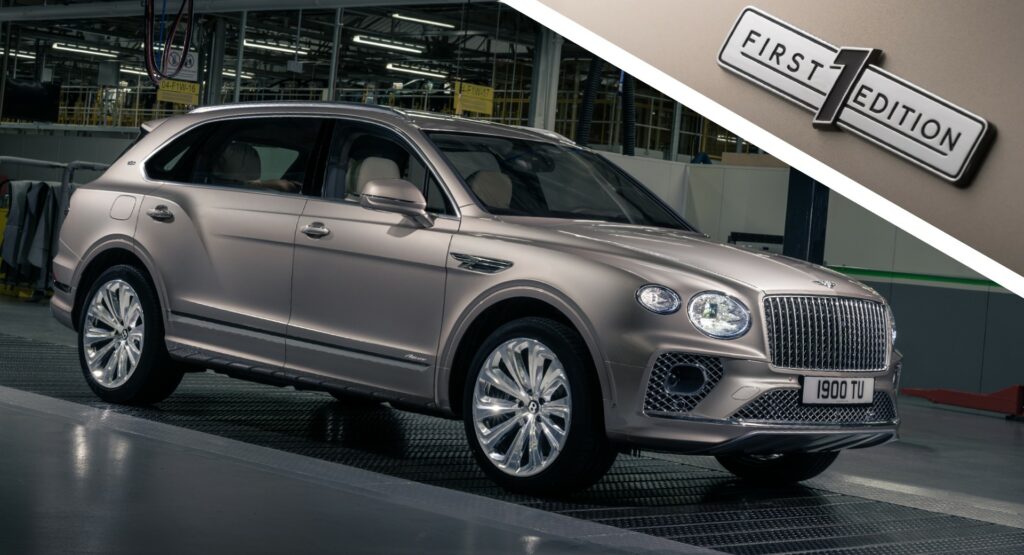 Bentley Bentayga EWB Azure First Edition Comes With Special Badging And Extra Kit