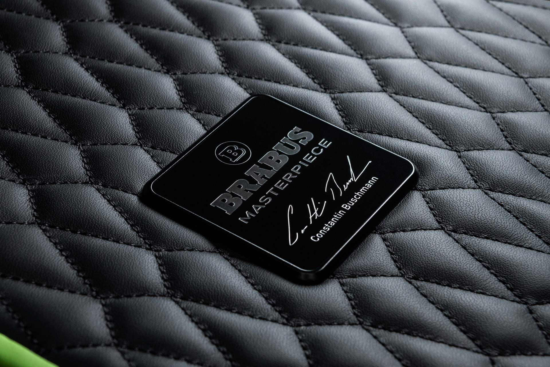 Brabus Upgrades The Porsche Taycan Turbo S With 22-Inch Wheels And A Lime Green Interior