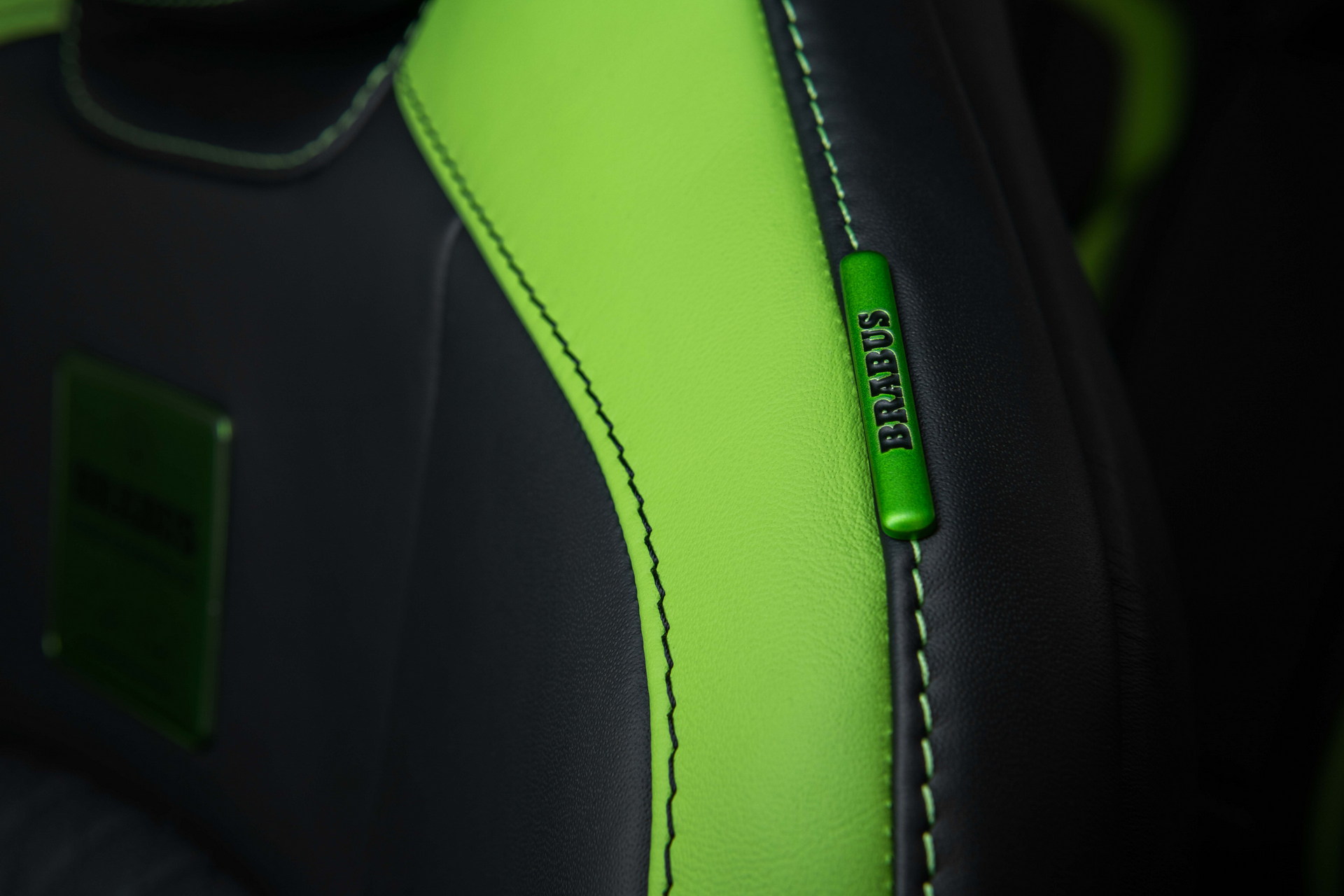 Brabus Upgrades The Porsche Taycan Turbo S With 22-Inch Wheels And A Lime Green Interior