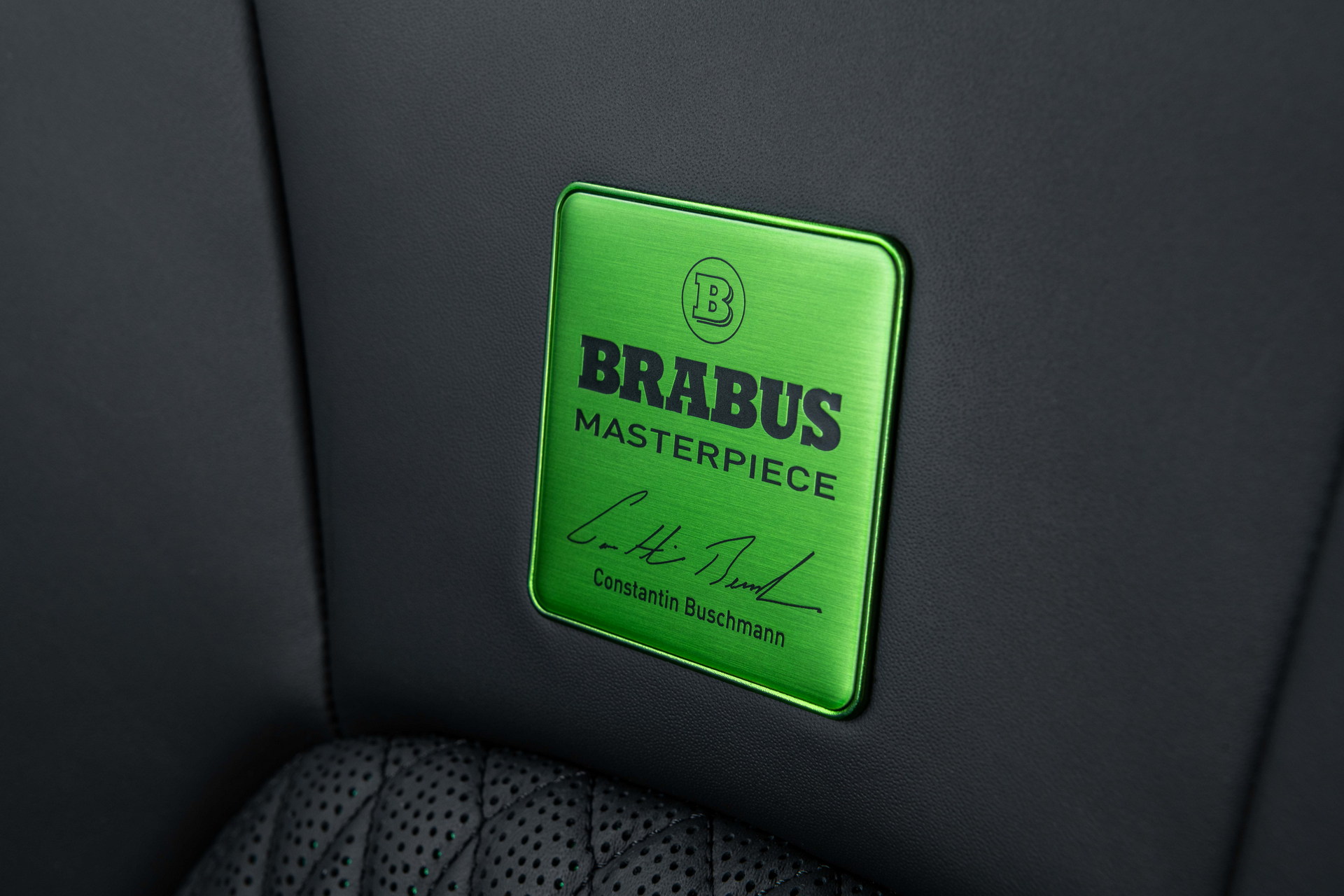Brabus Upgrades The Porsche Taycan Turbo S With 22-Inch Wheels And A Lime Green Interior