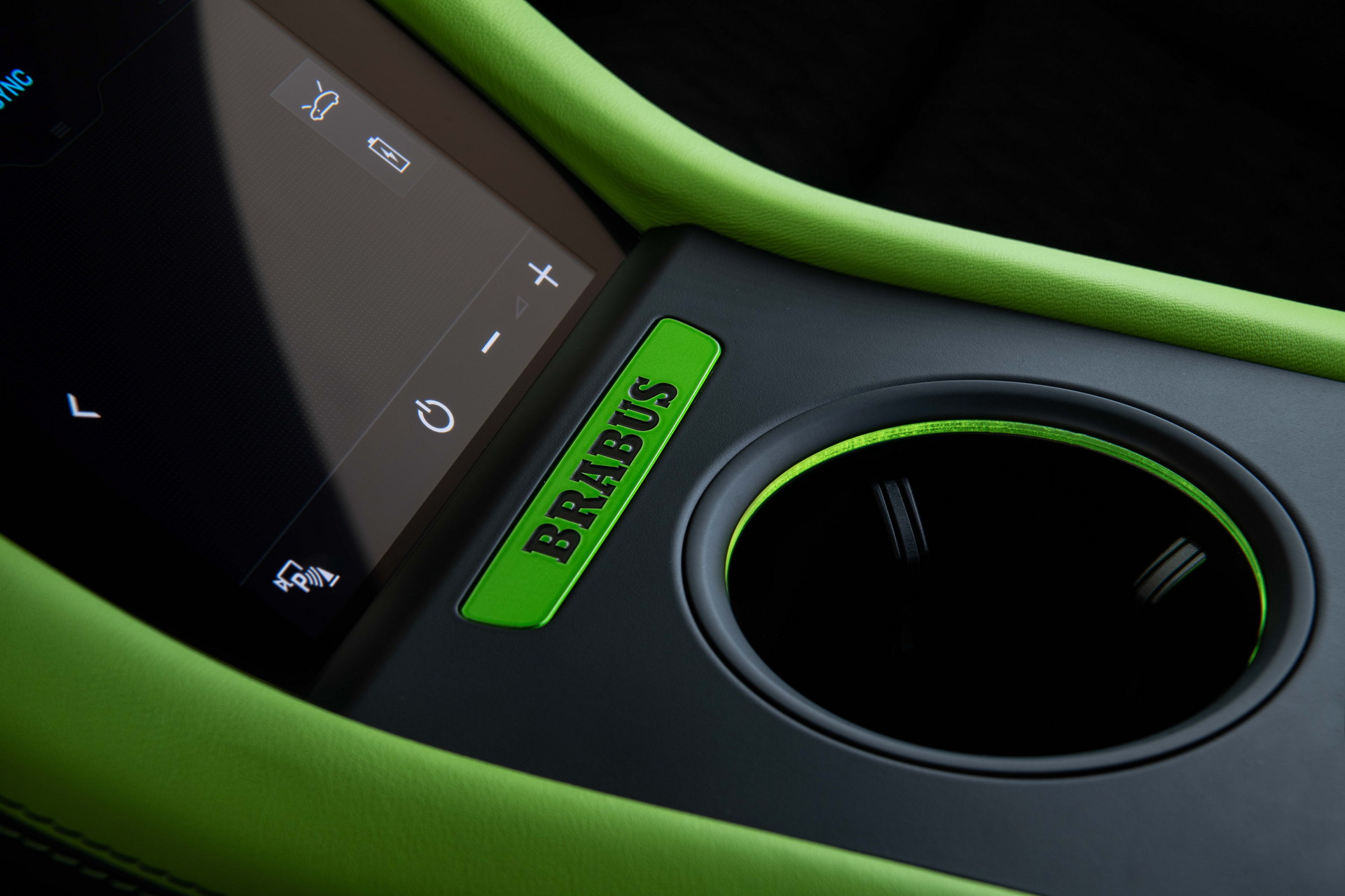 Brabus Upgrades The Porsche Taycan Turbo S With 22-Inch Wheels And A Lime Green Interior