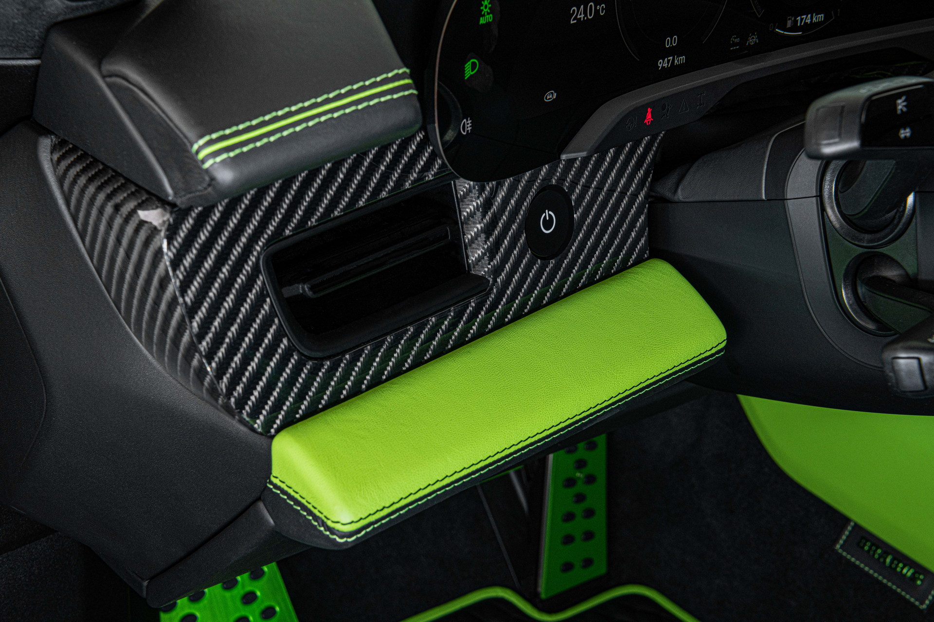 Brabus Upgrades The Porsche Taycan Turbo S With 22-Inch Wheels And A Lime Green Interior