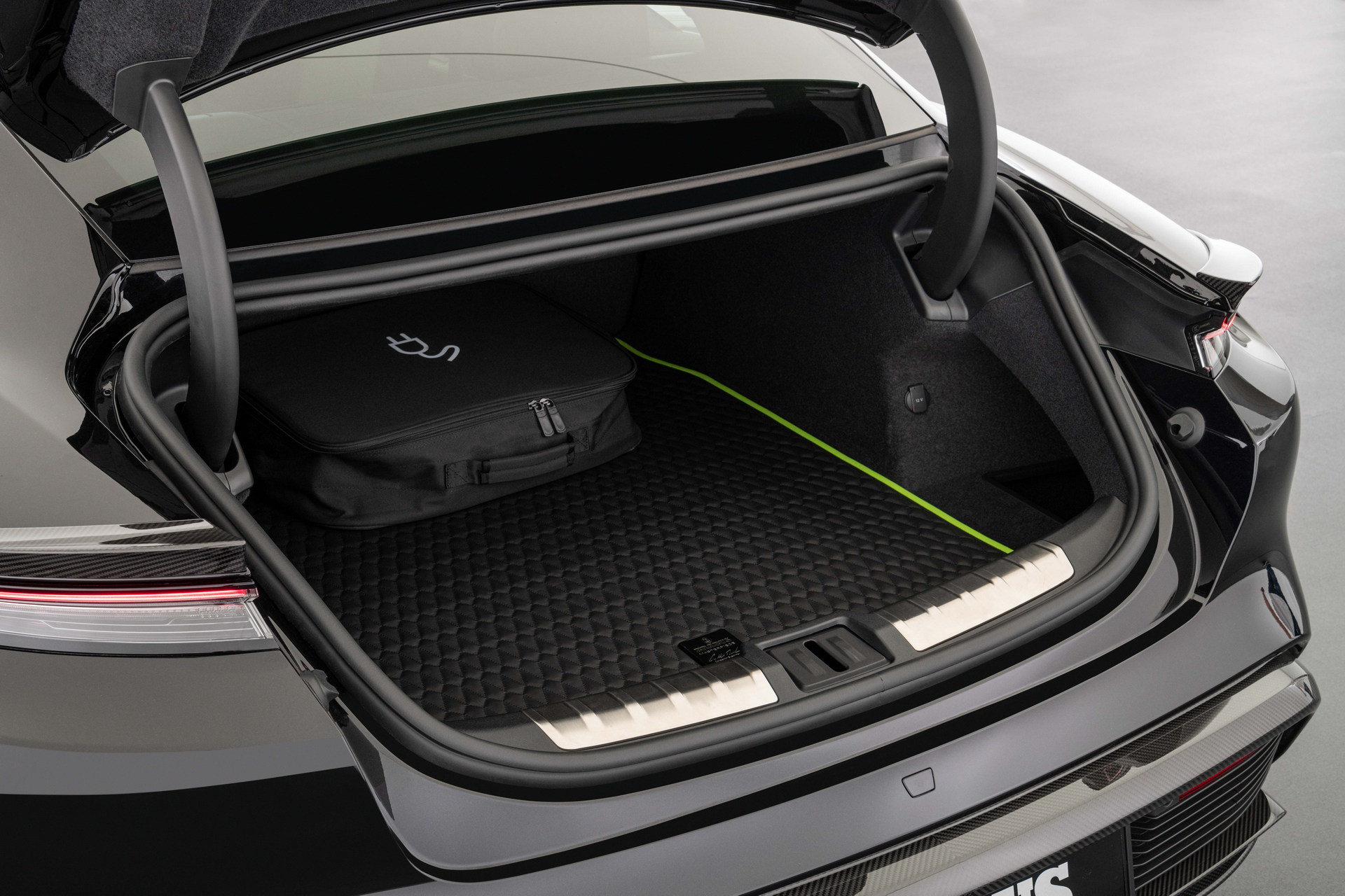 Brabus Upgrades The Porsche Taycan Turbo S With 22-Inch Wheels And A Lime Green Interior