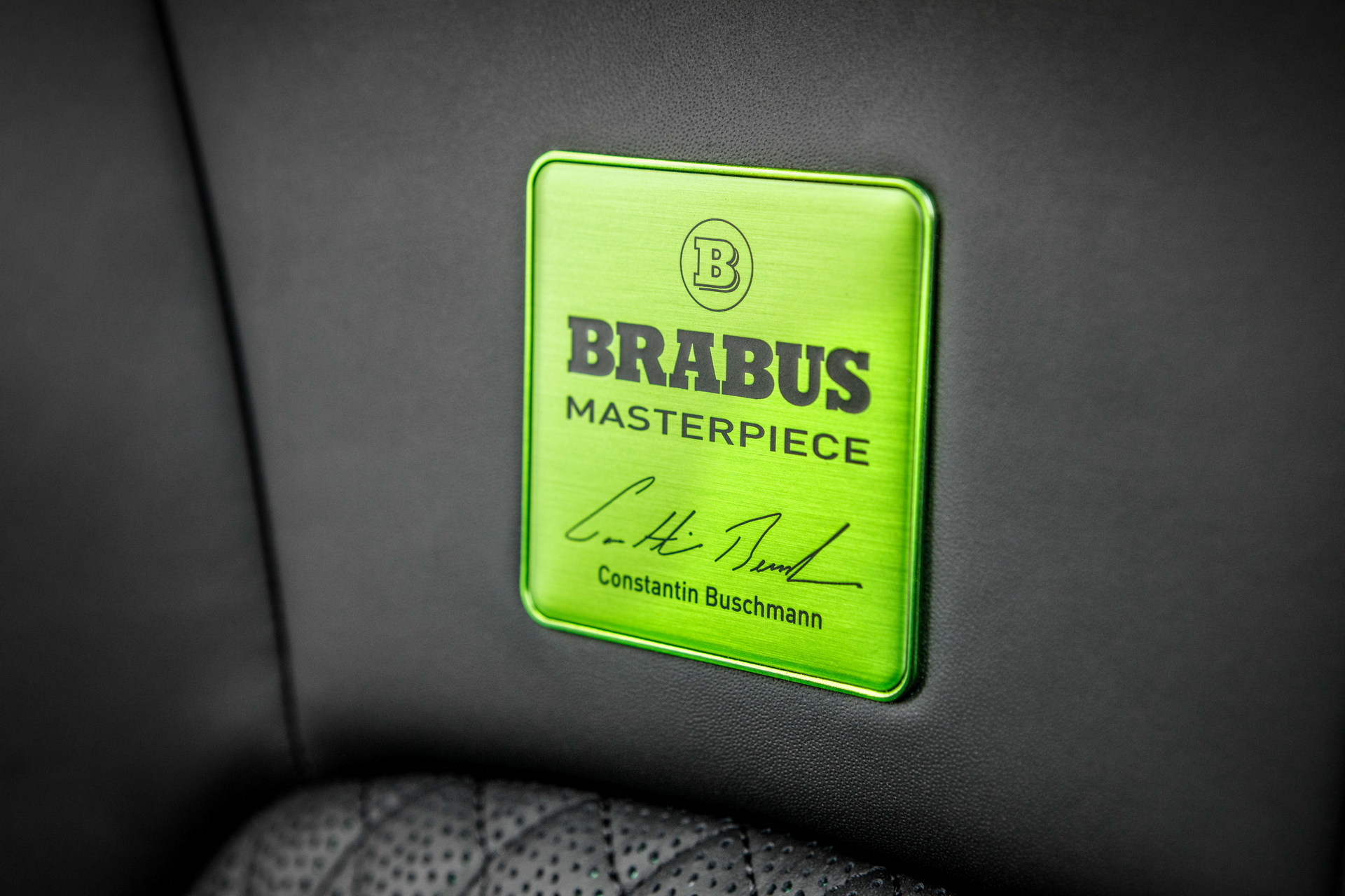 Brabus Upgrades The Porsche Taycan Turbo S With 22-Inch Wheels And A Lime Green Interior
