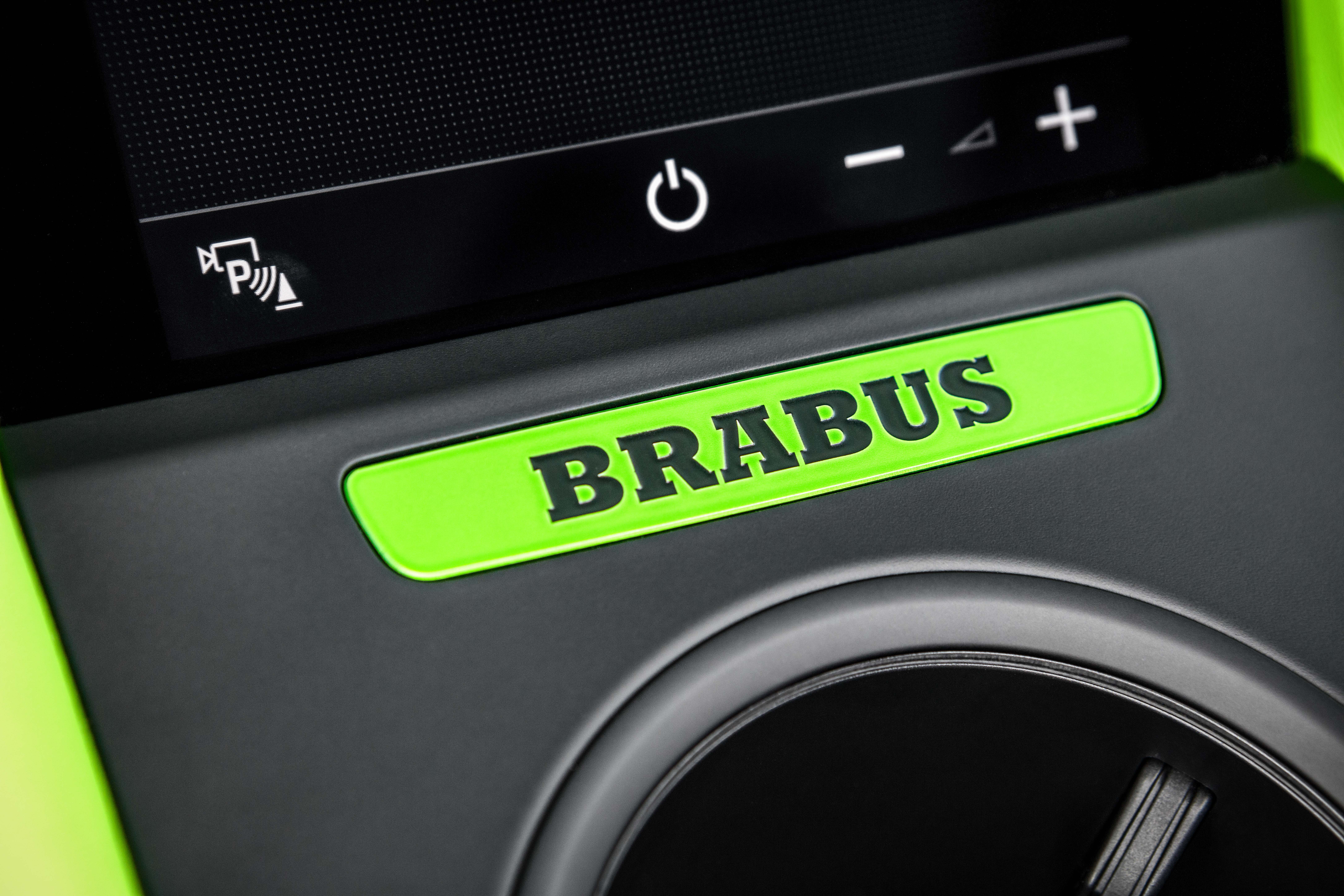 Brabus Upgrades The Porsche Taycan Turbo S With 22-Inch Wheels And A Lime Green Interior