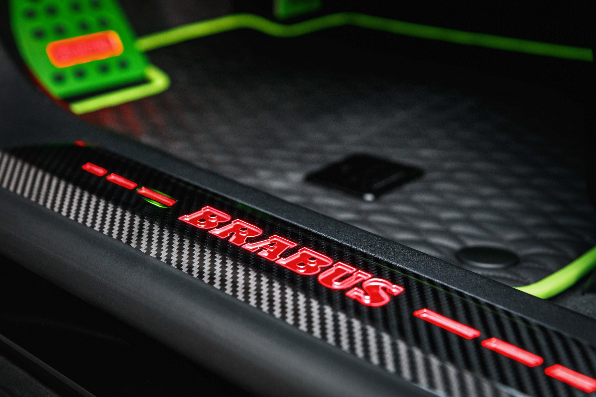 Brabus Upgrades The Porsche Taycan Turbo S With 22-Inch Wheels And A Lime Green Interior