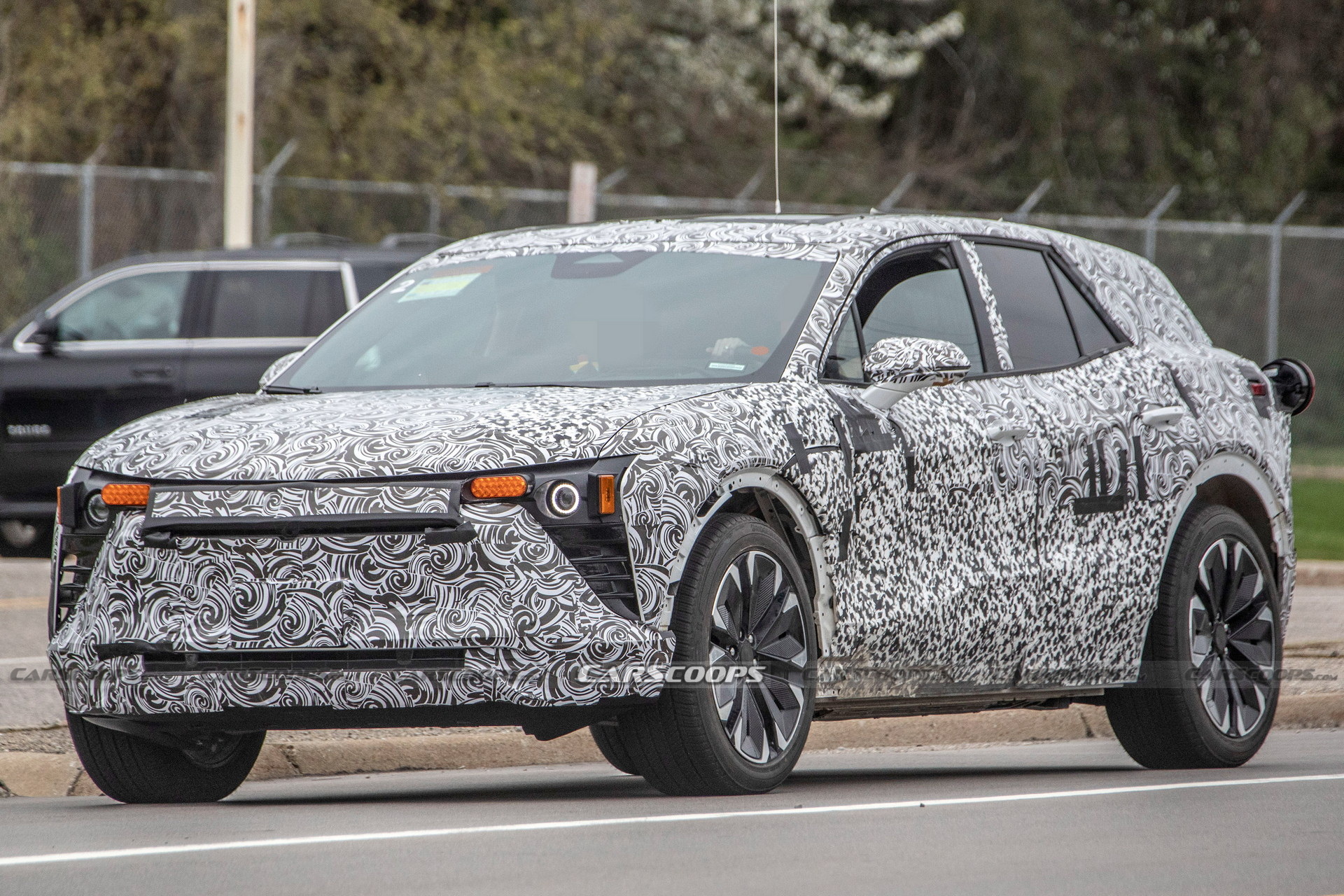 2024 Chevrolet Blazer EV Caught Benchmarking The VW ID.4, Shows Interior