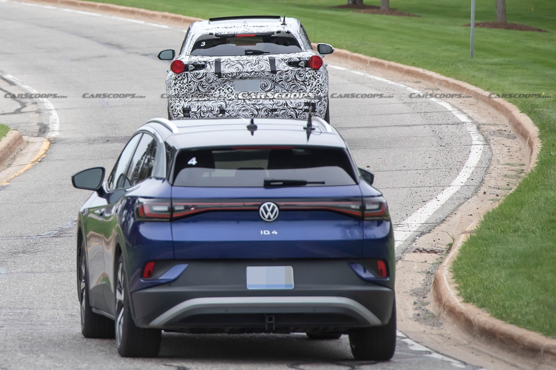 2024 Chevrolet Blazer EV Caught Benchmarking The VW ID.4, Shows Interior