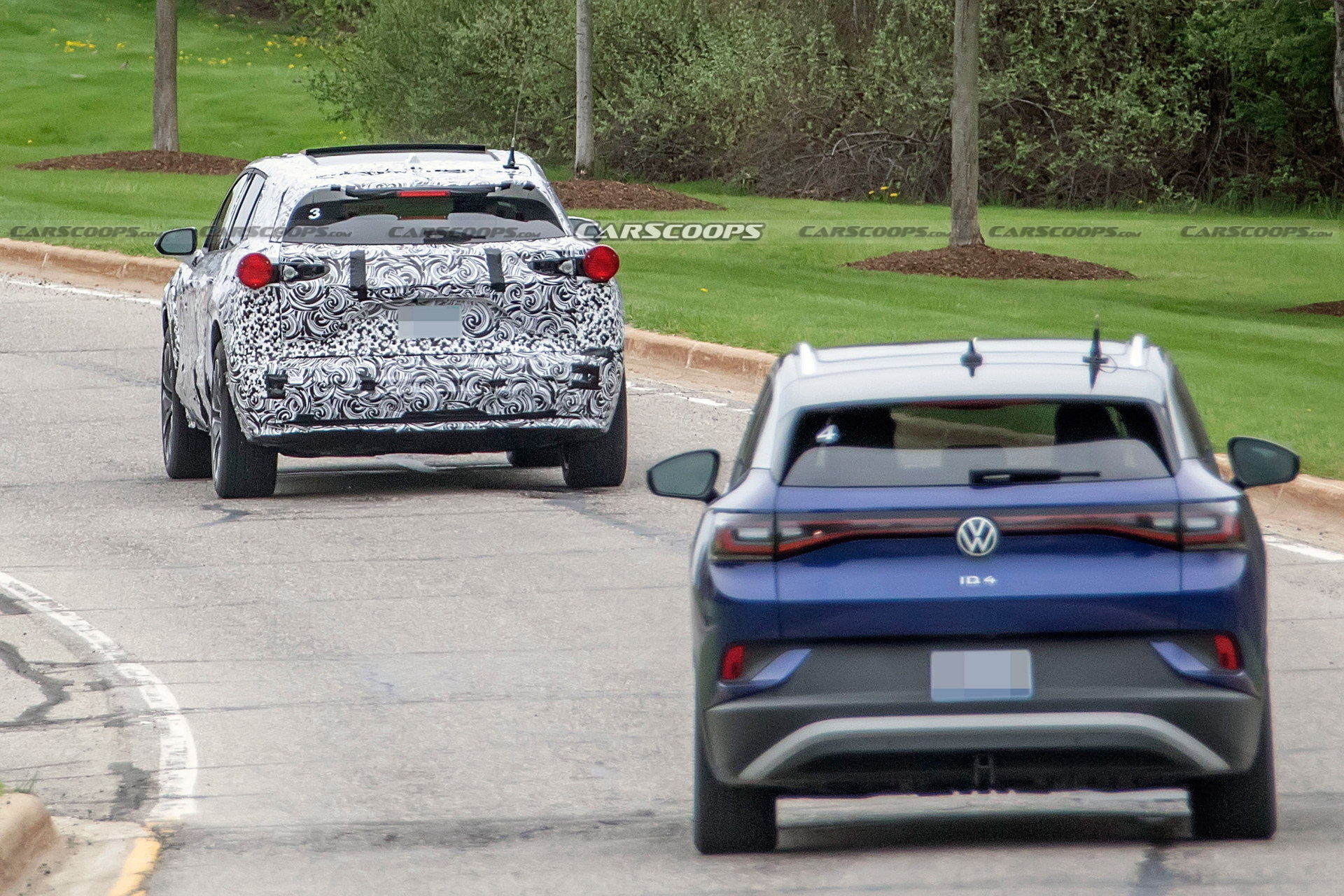 2024 Chevrolet Blazer EV Caught Benchmarking The VW ID.4, Shows Interior