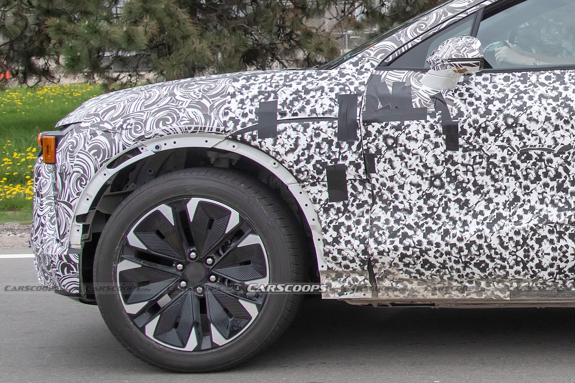 2024 Chevrolet Blazer EV Caught Benchmarking The VW ID.4, Shows Interior