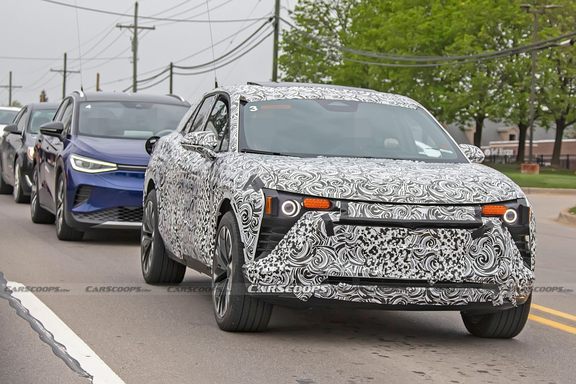 2024 Chevrolet Blazer EV Caught Benchmarking The VW ID.4, Shows Interior