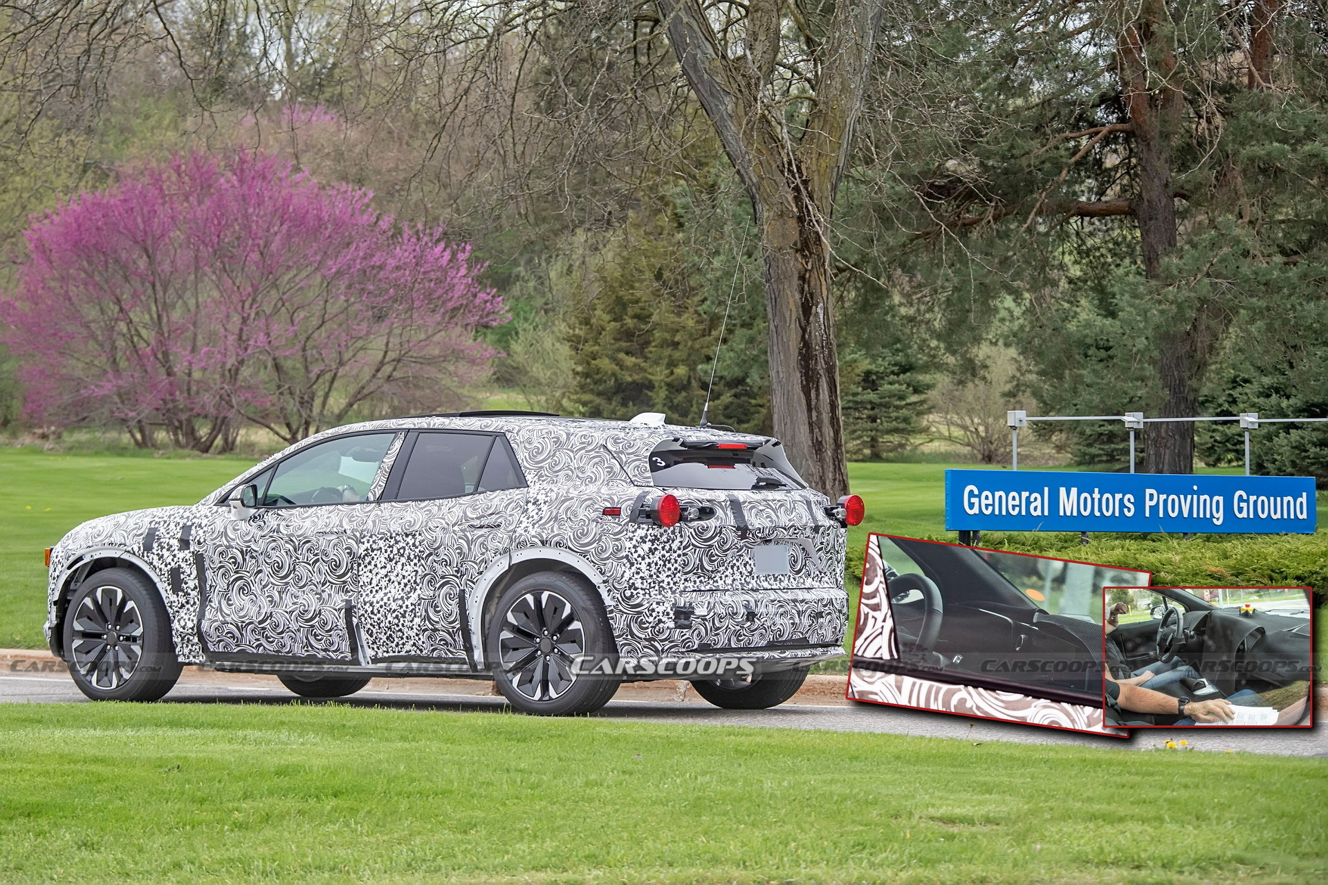 2024 Chevrolet Blazer EV Caught Benchmarking The VW ID.4, Shows Interior