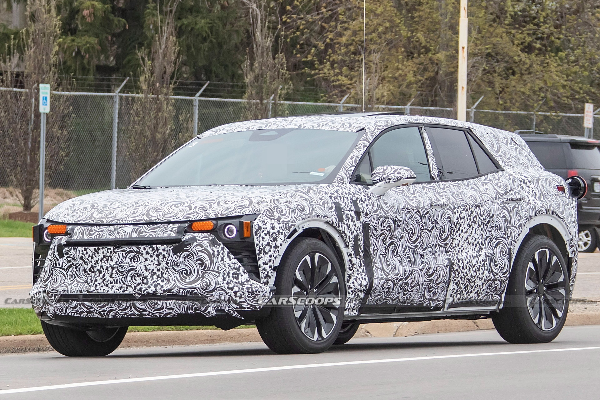 2024 Chevrolet Blazer EV Caught Benchmarking The VW ID.4, Shows Interior