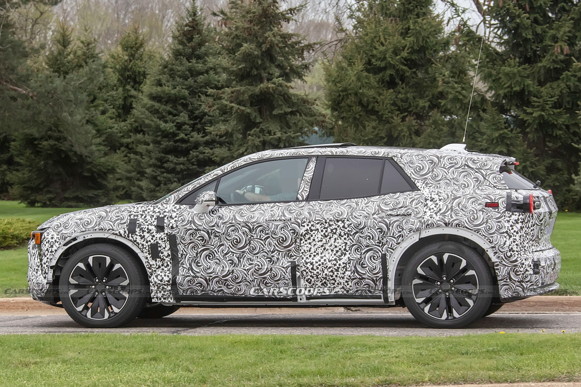 2024 Chevrolet Blazer EV Caught Benchmarking The VW ID.4, Shows Interior