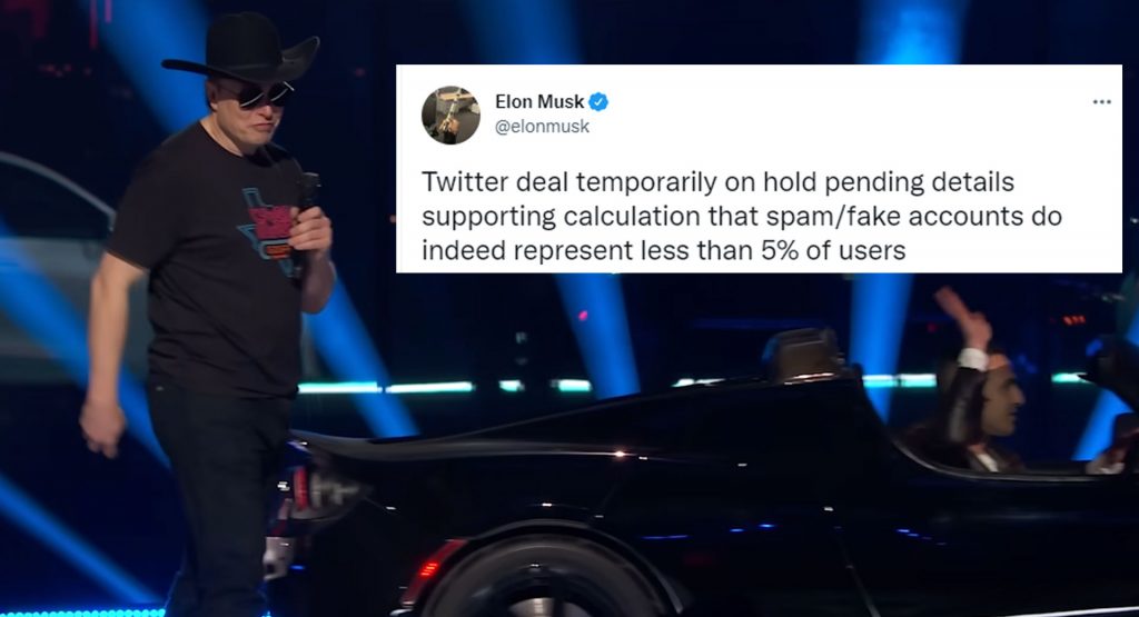  Musk’s Twitter Deal On Hold, Wants To Ensure Junk Accounts Are Less Than 5% Of User Base