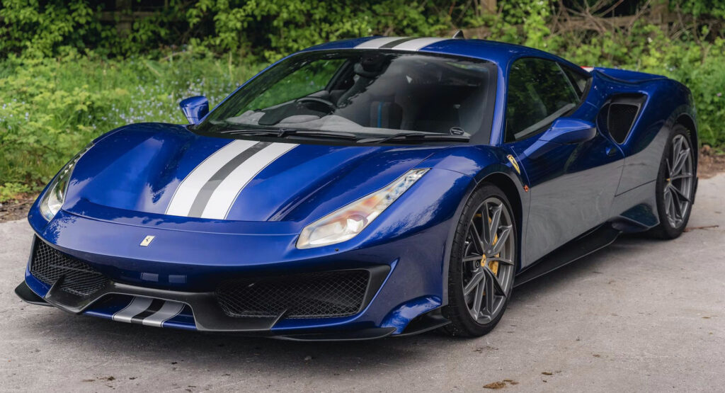 Who Knew Blue Could Look This Good On A Ferrari 488 Pista?