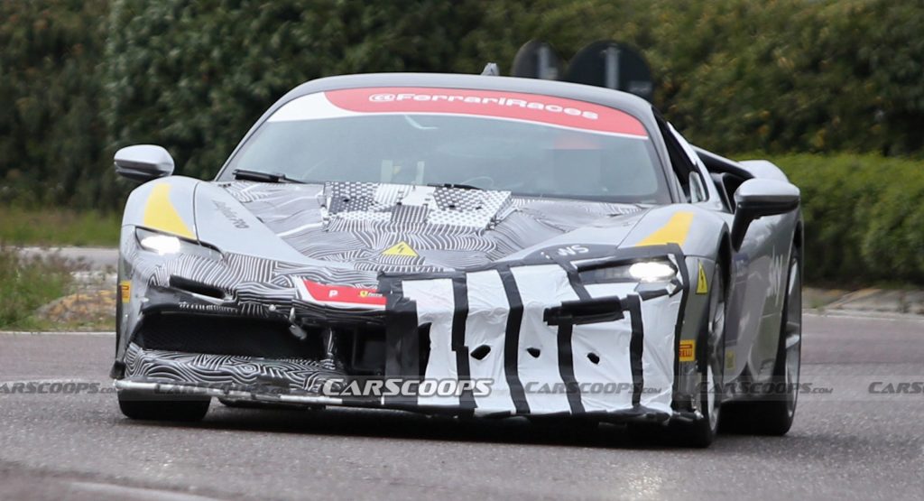Is There A 2023 Ferrari SF90 Speciale Under That Mask?