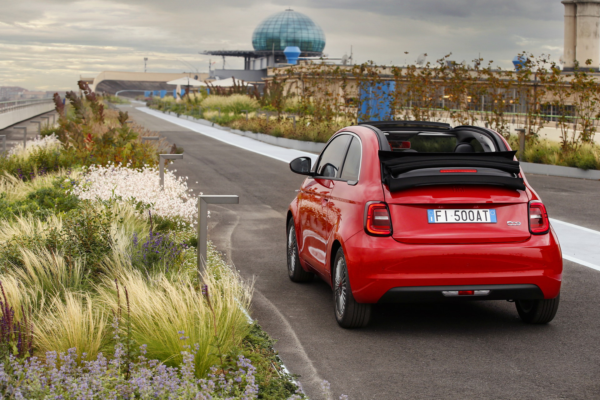 You Can Drive The Fiat 500 On The Rooftop Of The Lingotto Factory In Turin
