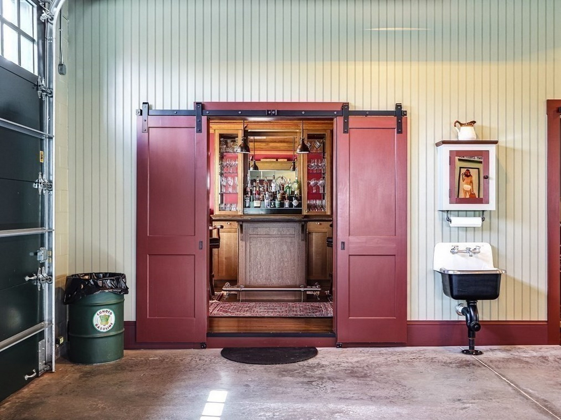 $1.45M Home Modeled After A 1930s Garage With A 2,000 Sq Ft Garage Is A Gearhead’s Dream House