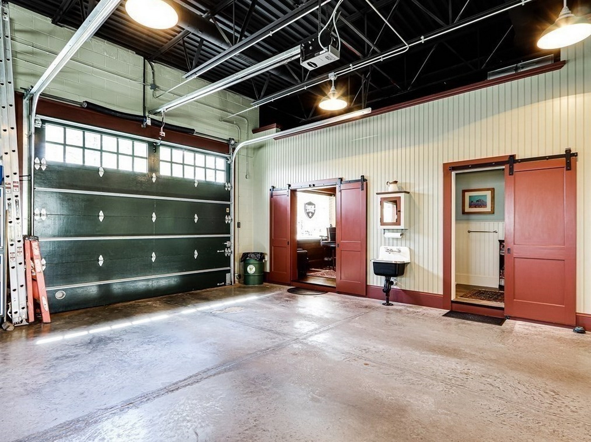 $1.45M Home Modeled After A 1930s Garage With A 2,000 Sq Ft Garage Is A Gearhead’s Dream House