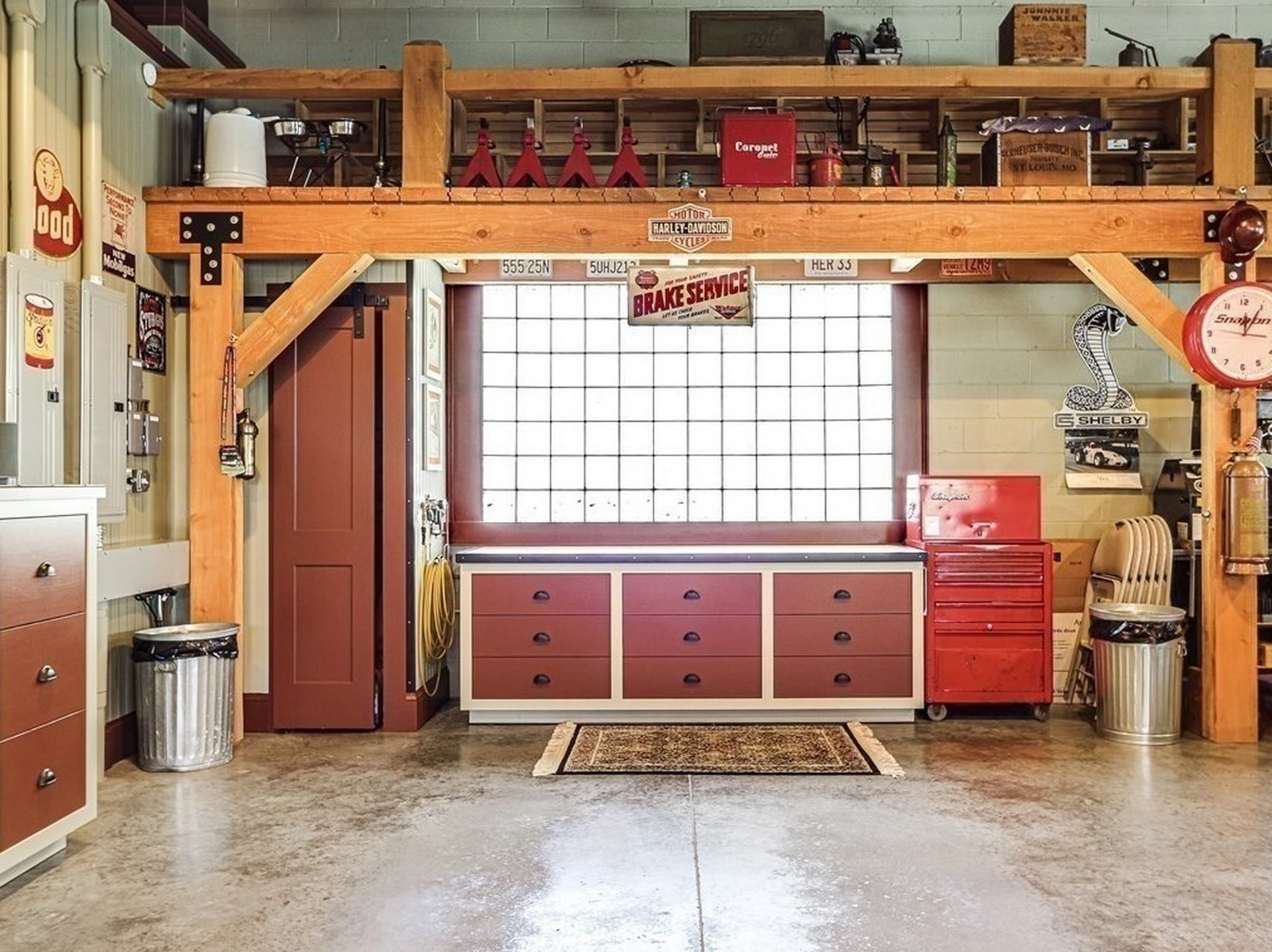 $1.45M Home Modeled After A 1930s Garage With A 2,000 Sq Ft Garage Is A Gearhead’s Dream House
