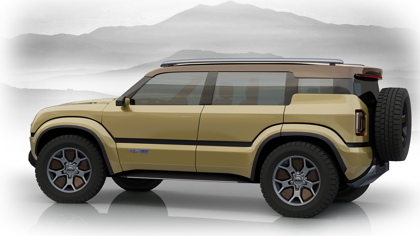 Unofficial Render Imagines What An Electric 2028 Jeep Renegade Could Look Like