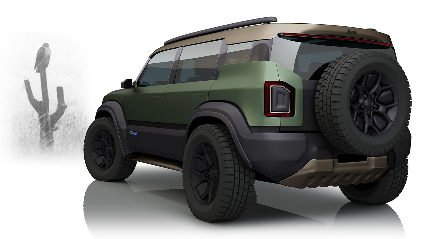 Unofficial Render Imagines What An Electric 2028 Jeep Renegade Could Look Like