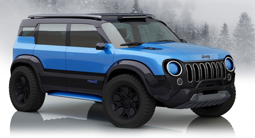  Unofficial Render Imagines What An Electric 2028 Jeep Renegade Could Look Like