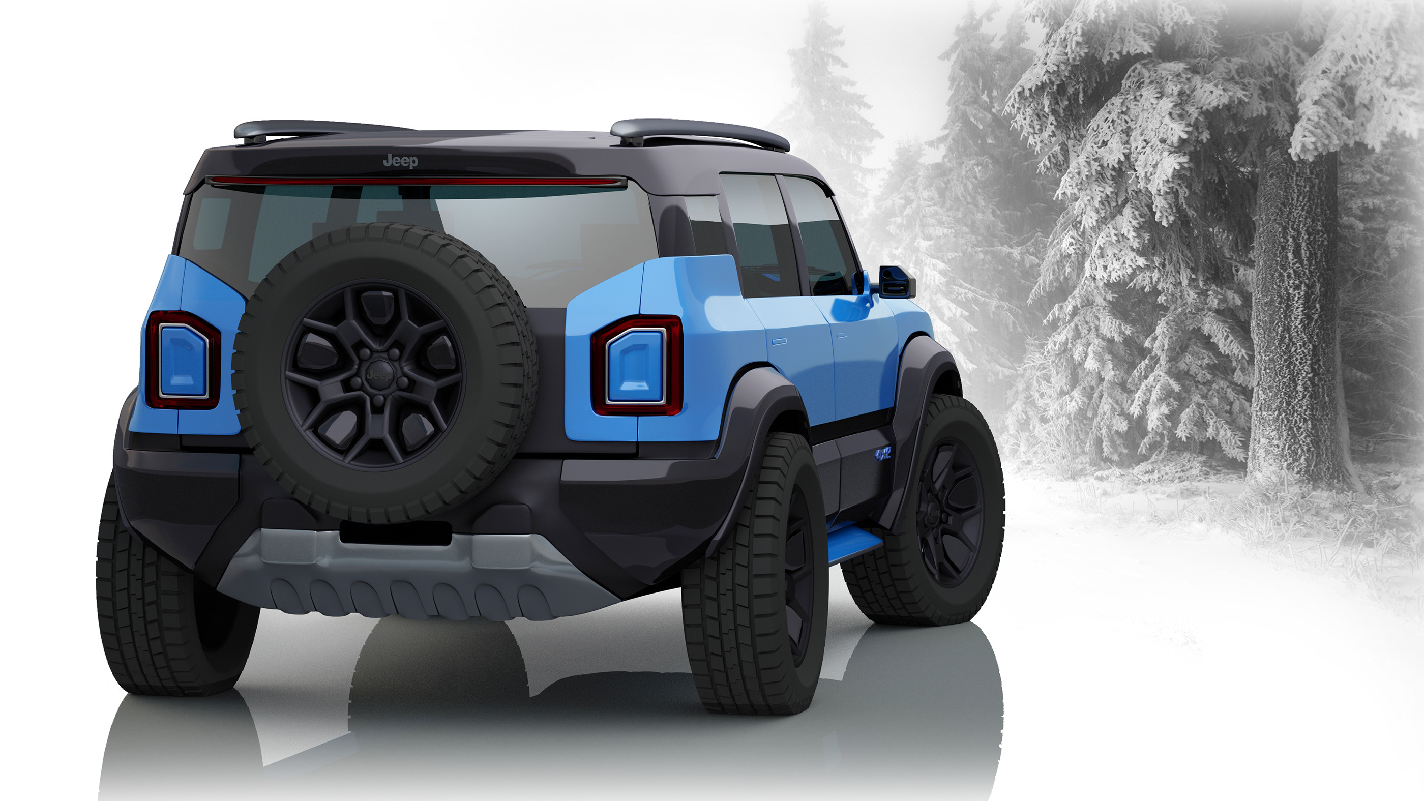 Unofficial Render Imagines What An Electric 2028 Jeep Renegade Could Look Like