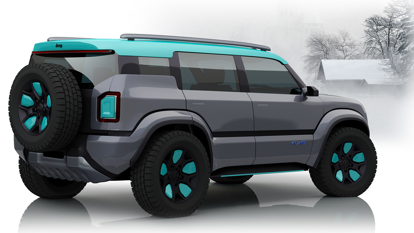 Unofficial Render Imagines What An Electric 2028 Jeep Renegade Could Look Like