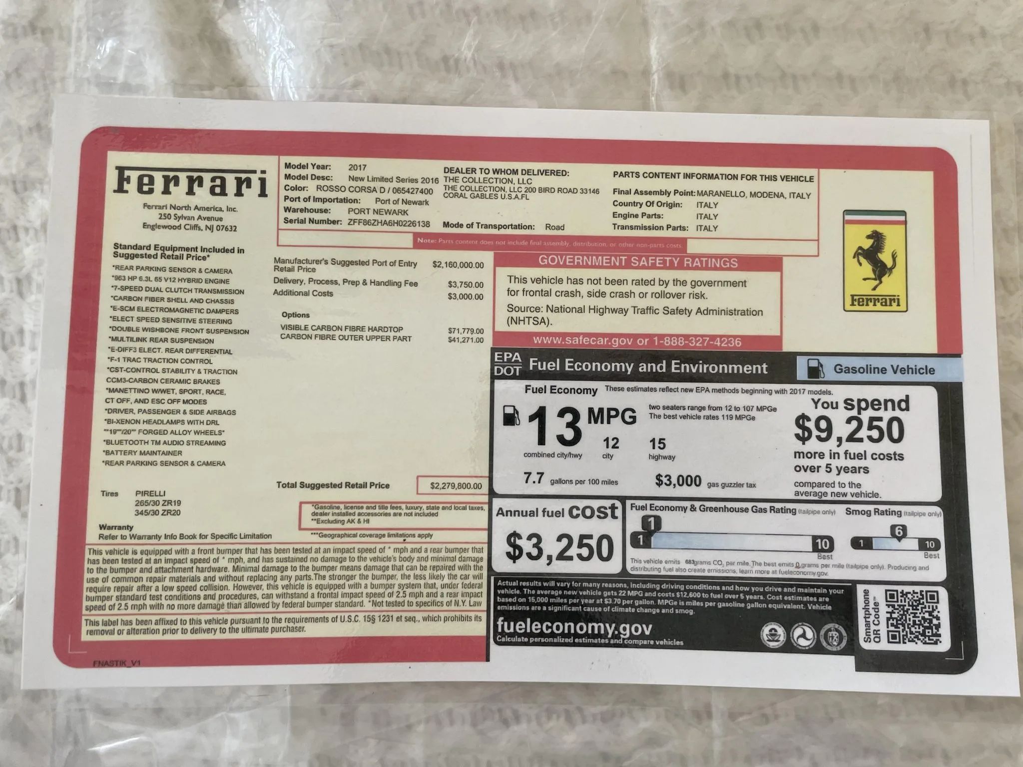 This 161-Mile 2017 LaFerrari Aperta Looks Set To Sell For Over $5 Million