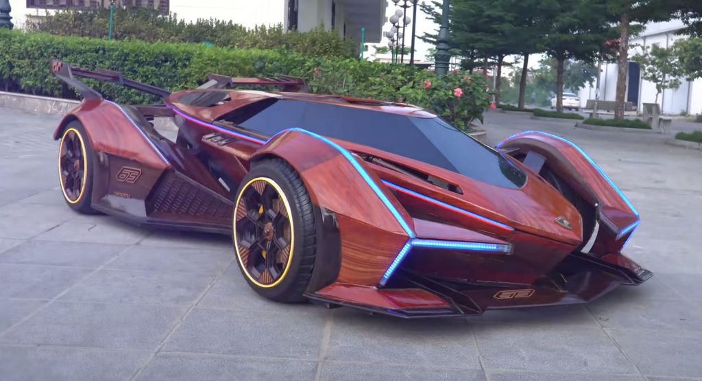  This Lamborghini Vision GT Made From Wood Will Blow Your Mind