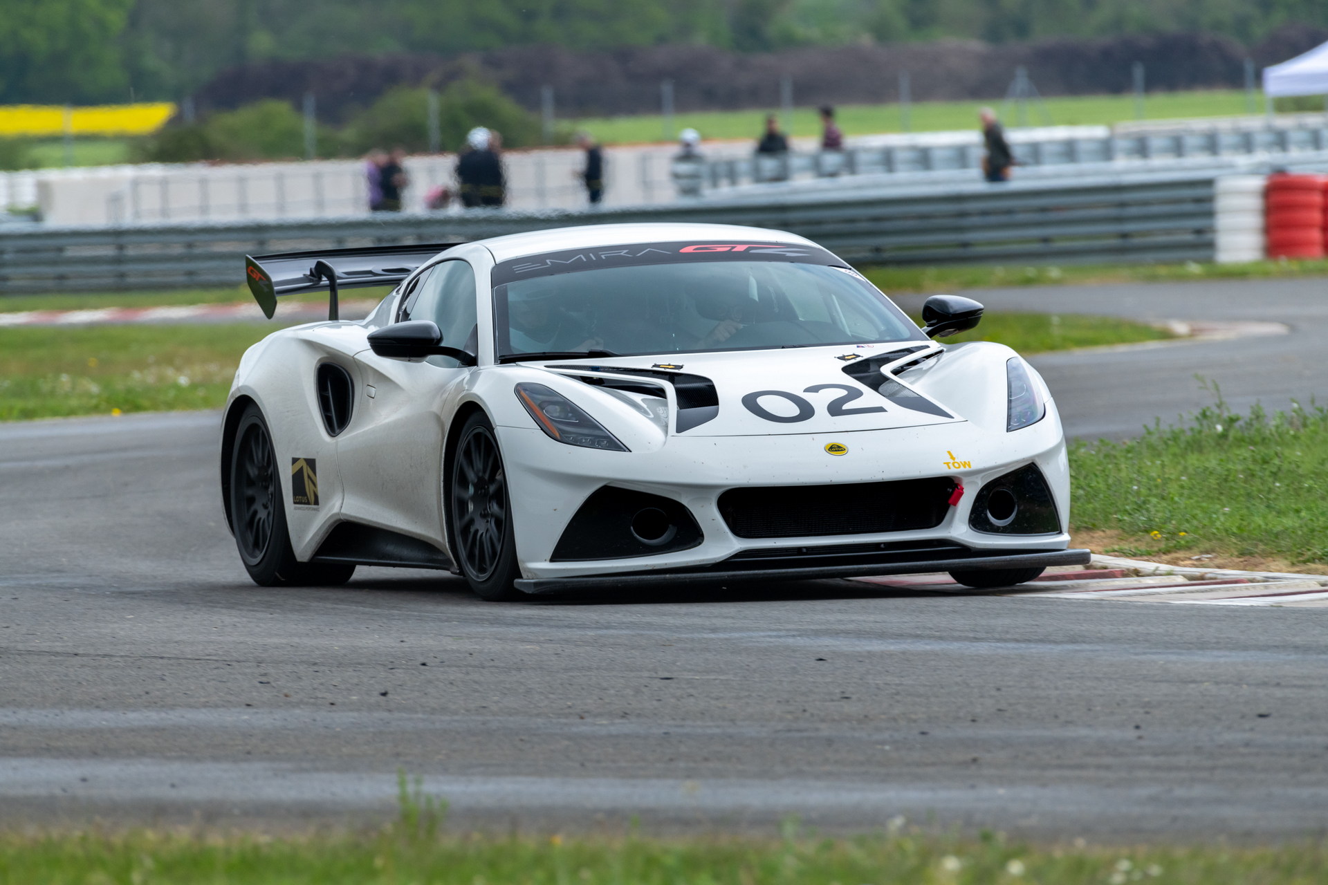 Watch And Listen To The Lotus Emira GT4 Getting Hooned At The Hethel Track