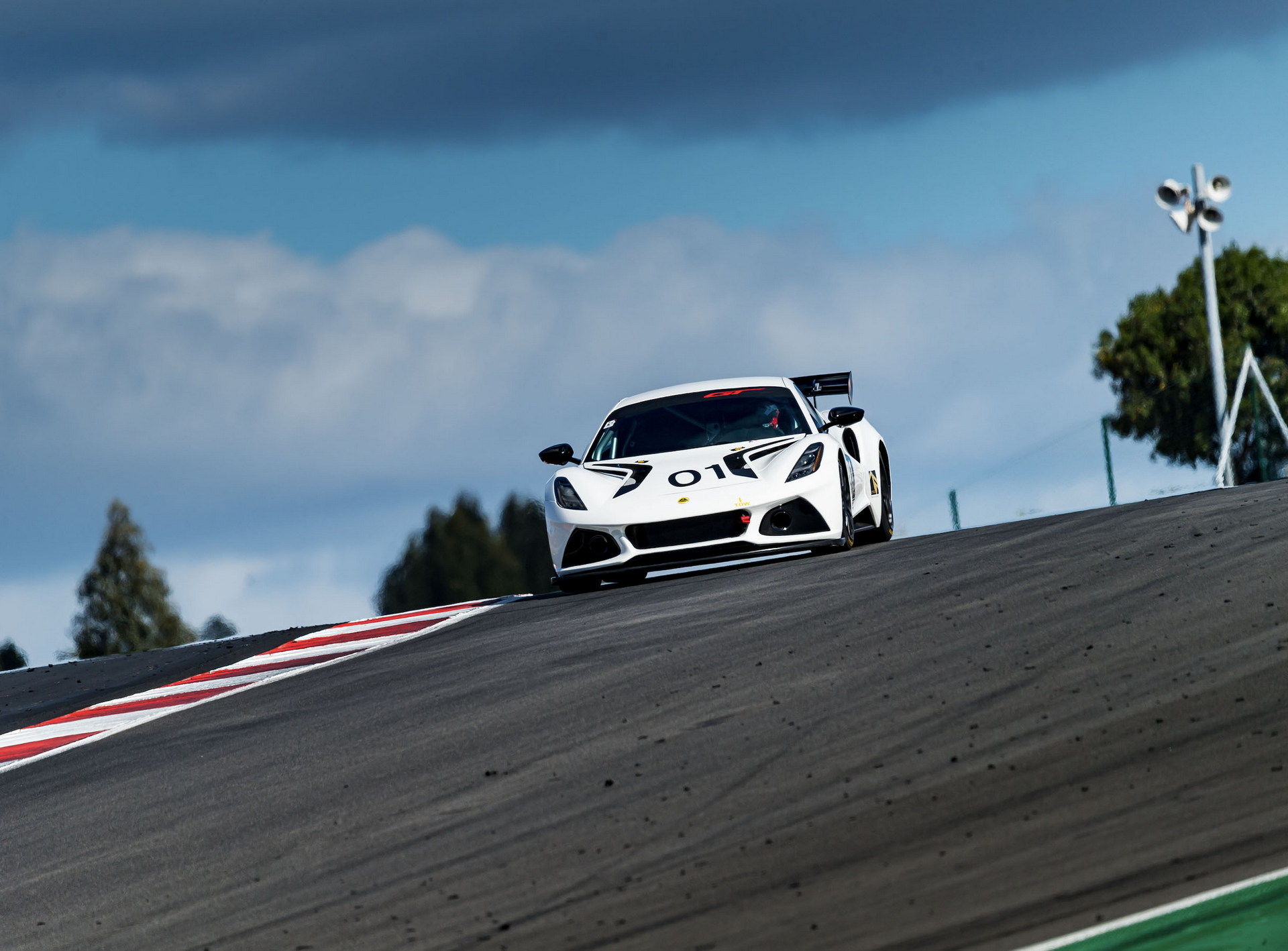 Watch And Listen To The Lotus Emira GT4 Getting Hooned At The Hethel Track