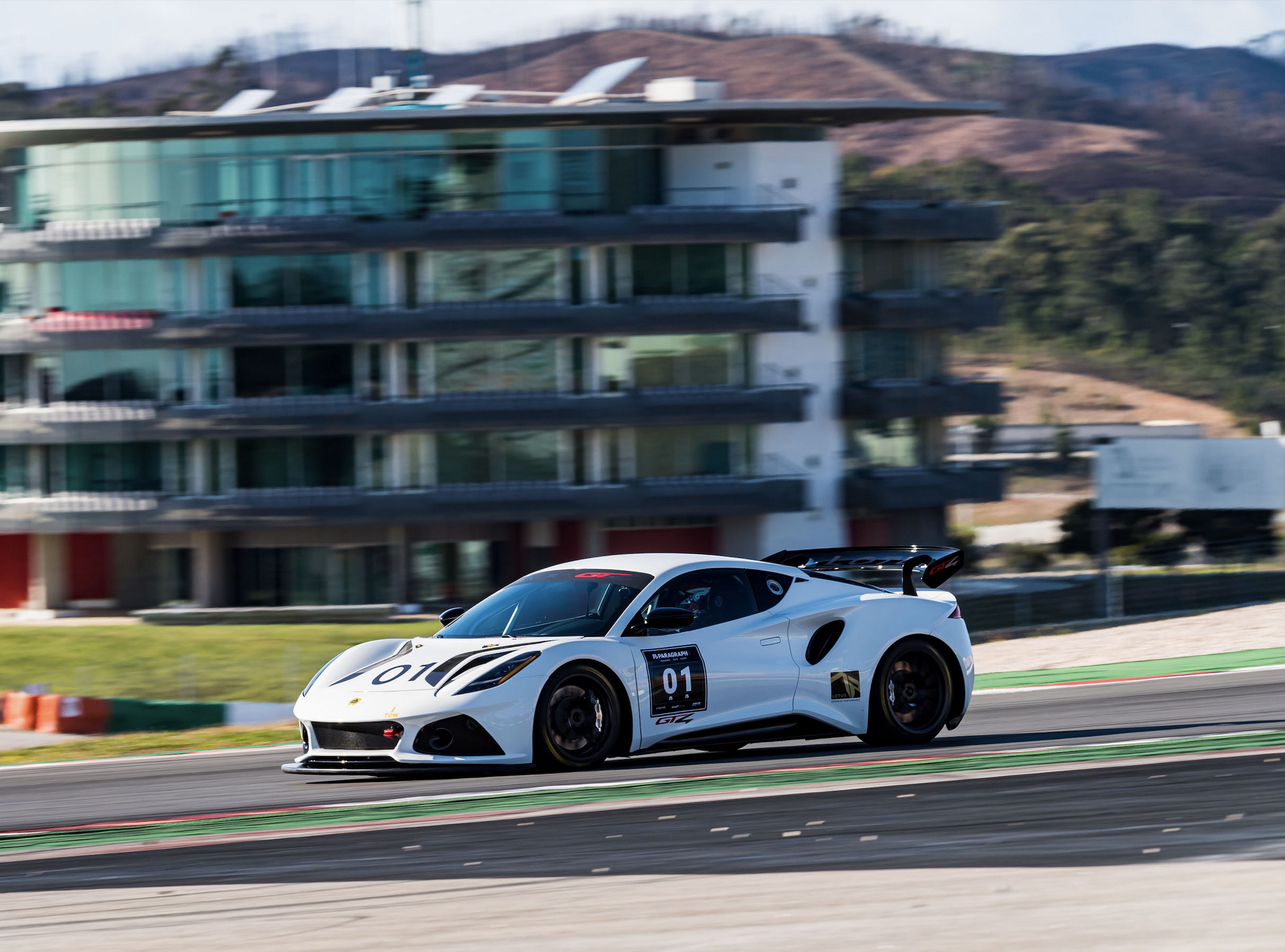 Watch And Listen To The Lotus Emira GT4 Getting Hooned At The Hethel Track