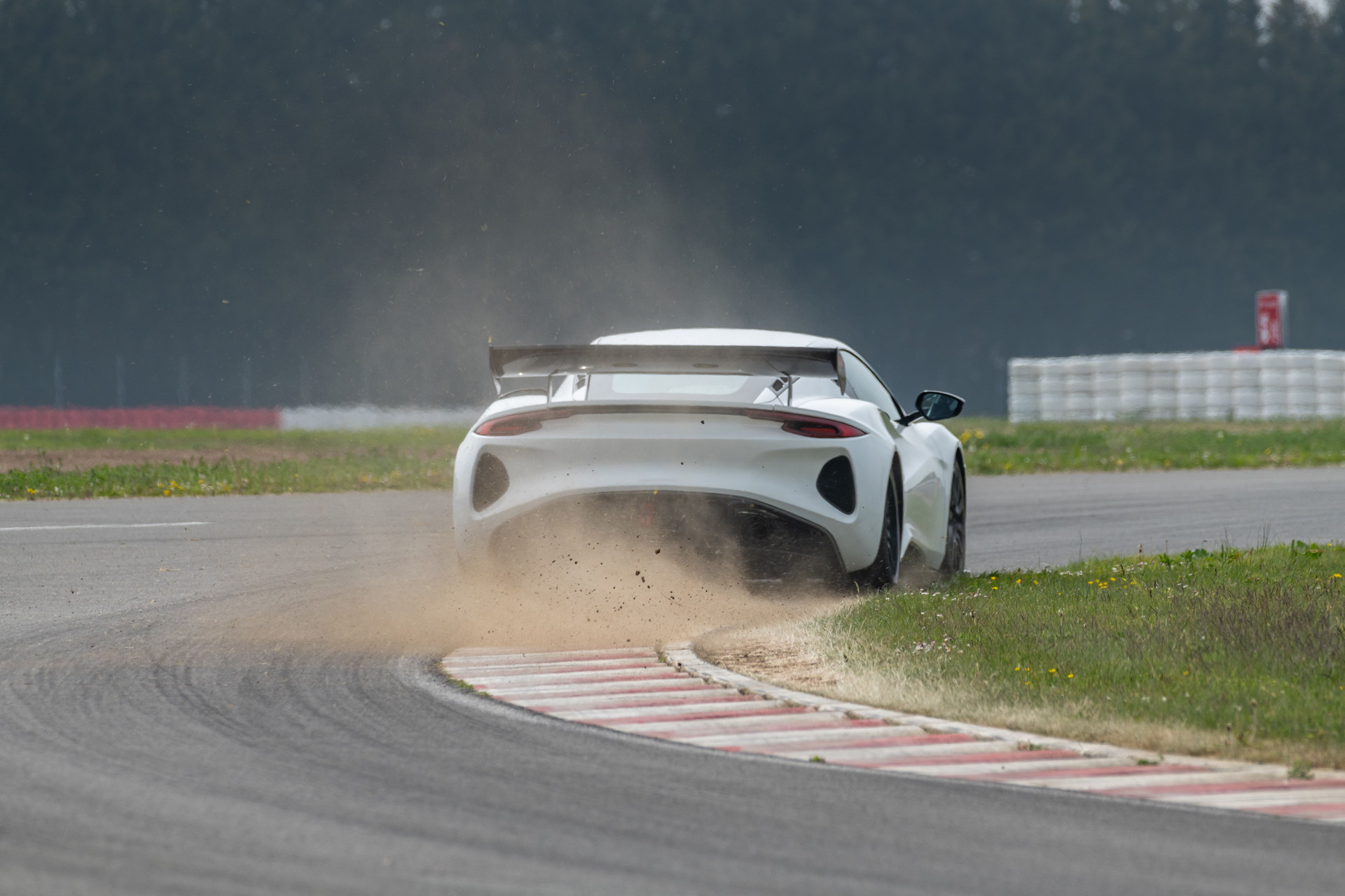 Watch And Listen To The Lotus Emira GT4 Getting Hooned At The Hethel Track