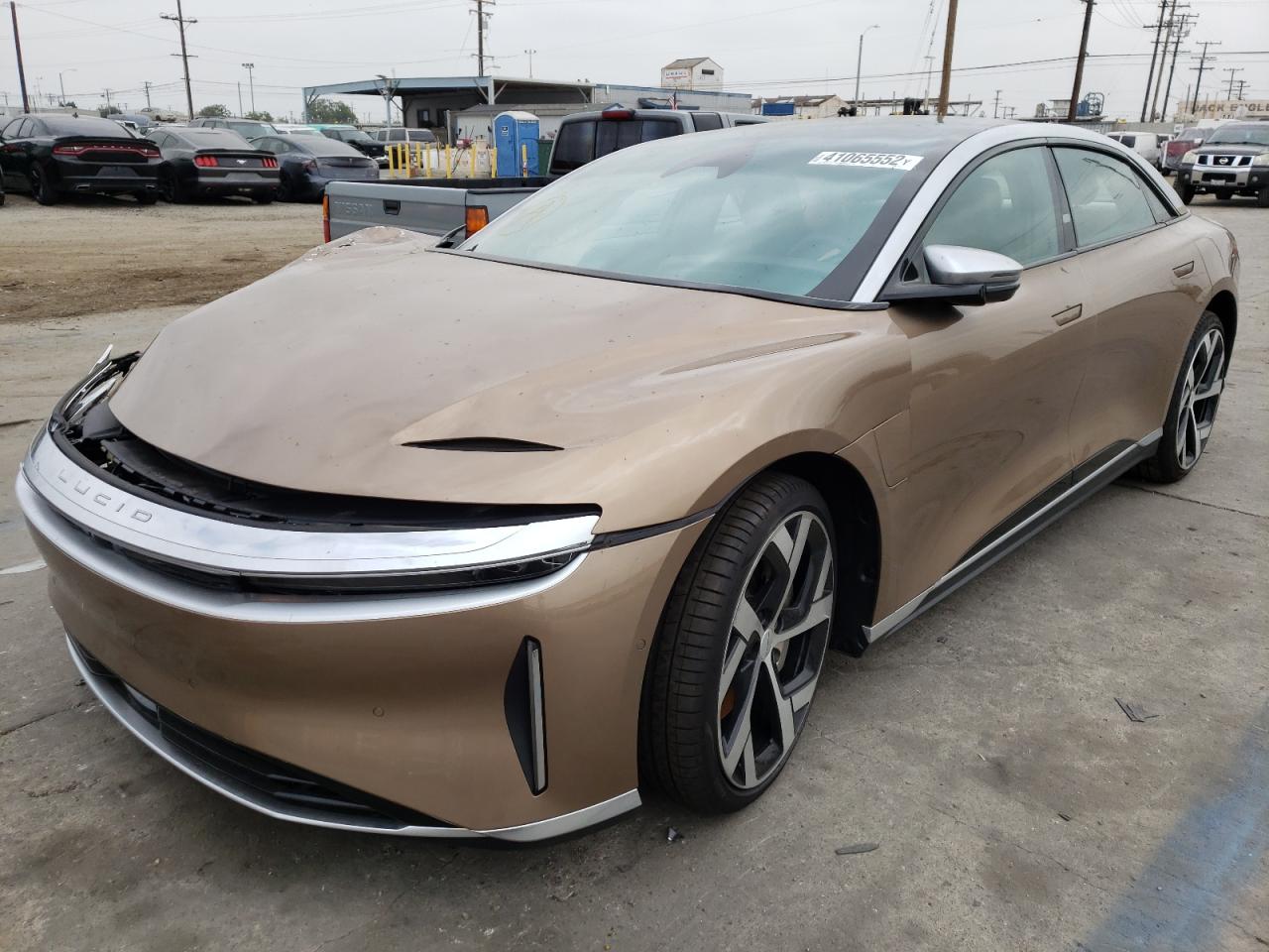 Would You Be Interested In This Damaged Lucid Air Dream Edition?