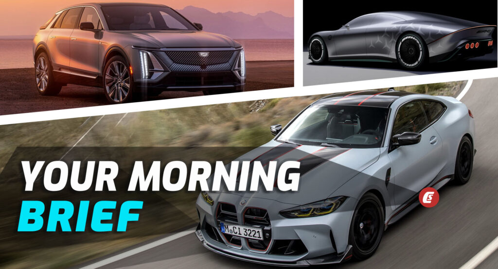  2023 BMW M4 CSL, Mercedes Vision AMG Concept, And 2023 Cadillac Lyriq Sold Out: Your Morning Brief