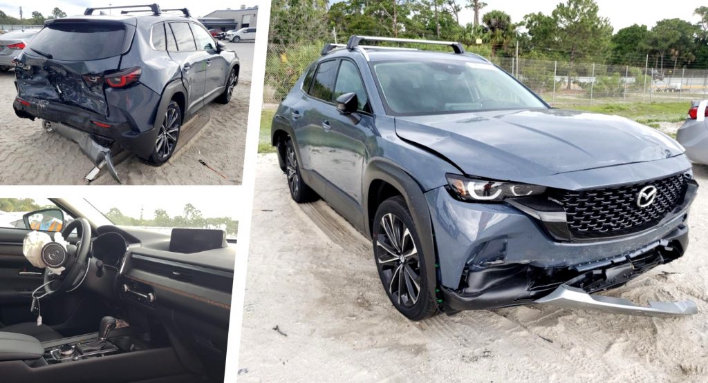  Someone Has Already Wrecked A 2023 Mazda CX-50