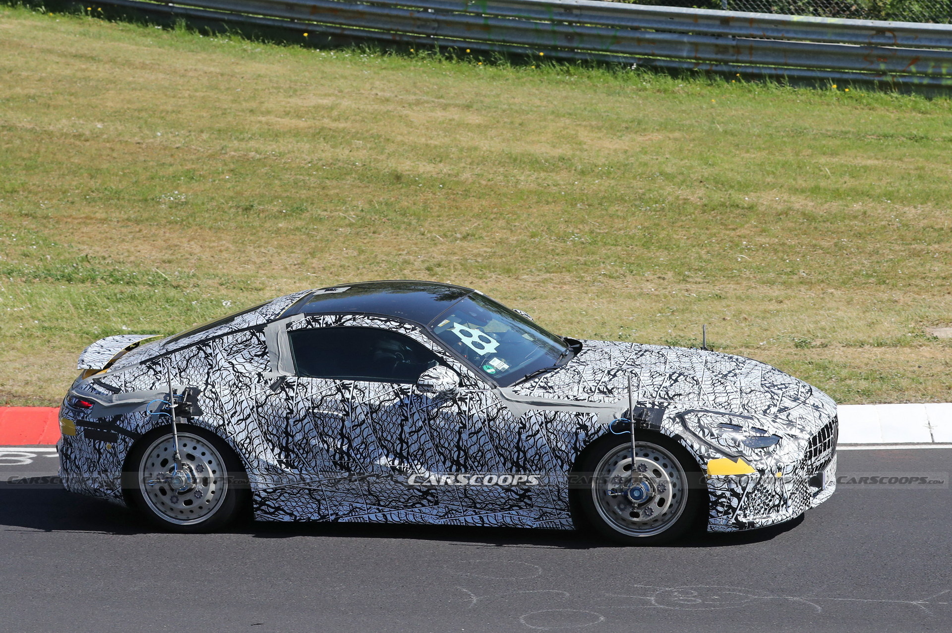 Mercedes-AMG GT E Performance PHEV Spied Testing With Steelies