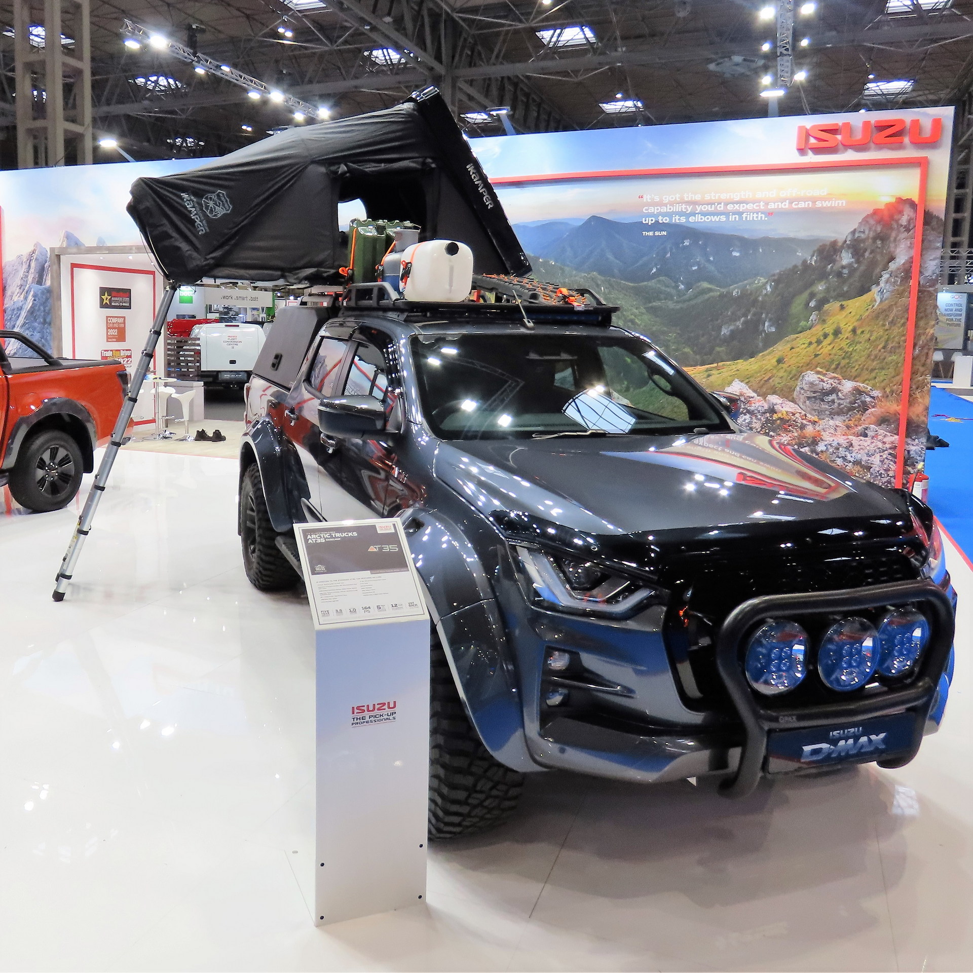 One-Off Isuzu D-Max Arctic Trucks AT35 Basecamp Is Perfect For Adventure-Seekers