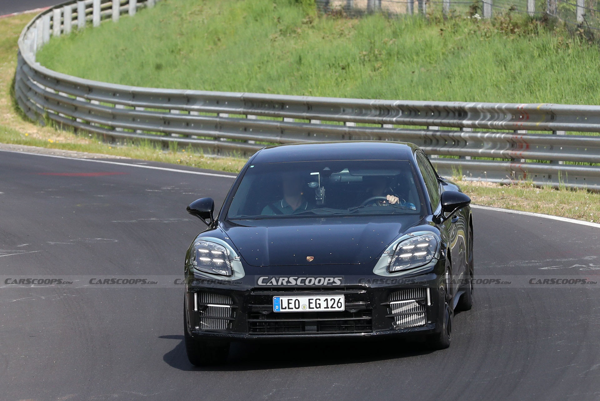 2024 Porsche Panamera And Turbo Prototypes Playing Tag At The Nürburgring