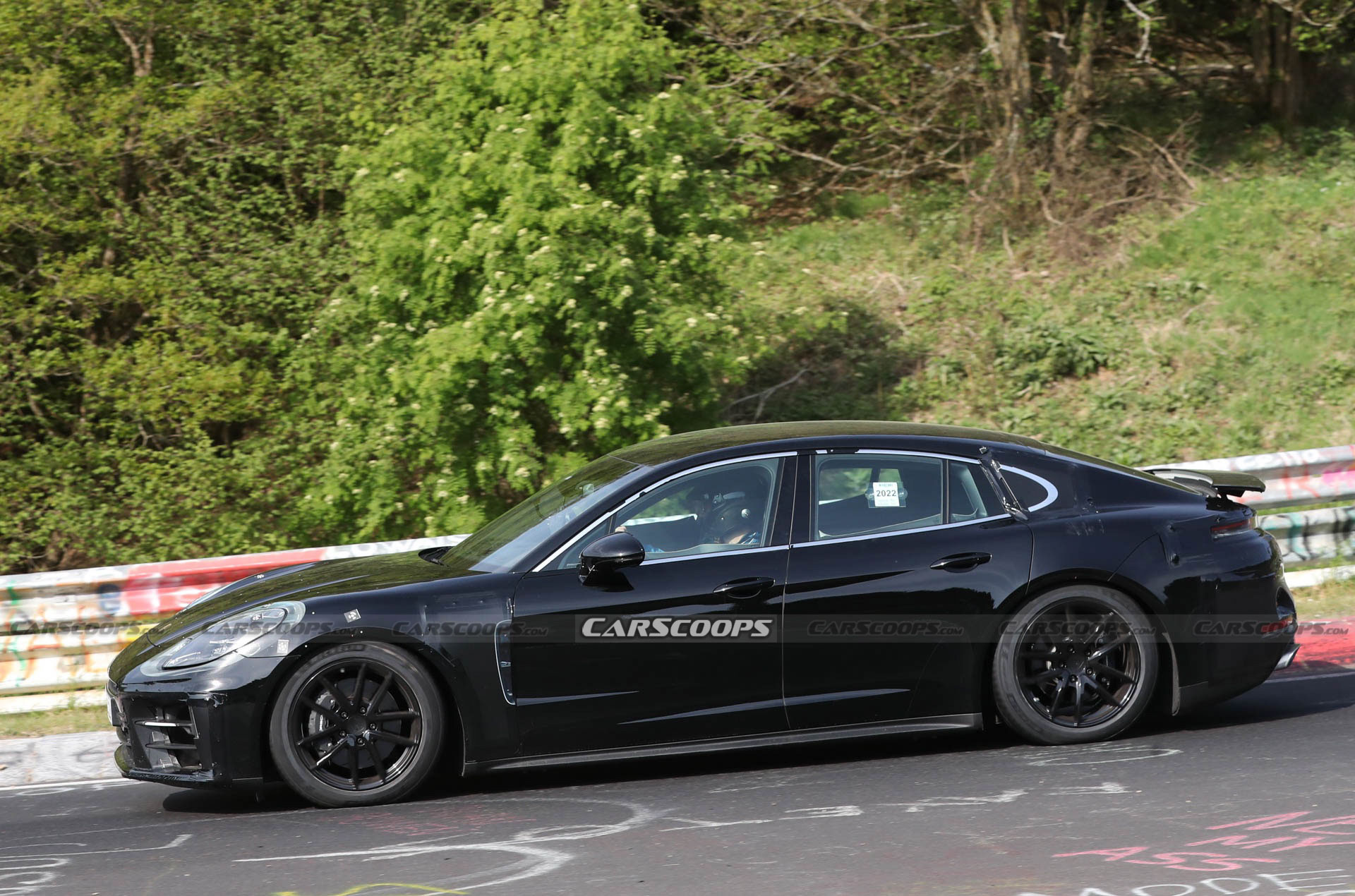 2024 Porsche Panamera And Turbo Prototypes Playing Tag At The Nürburgring