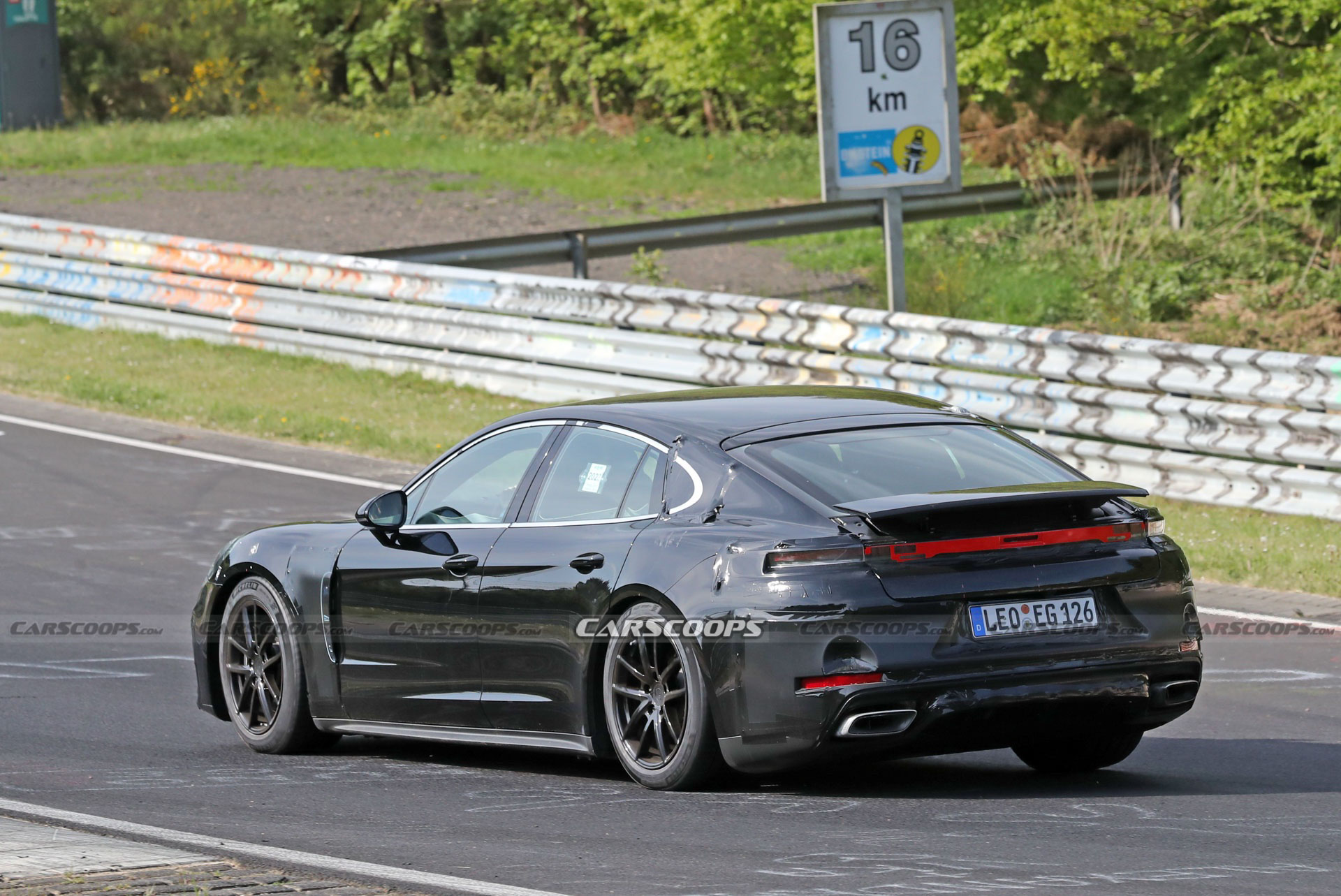 2024 Porsche Panamera And Turbo Prototypes Playing Tag At The Nürburgring