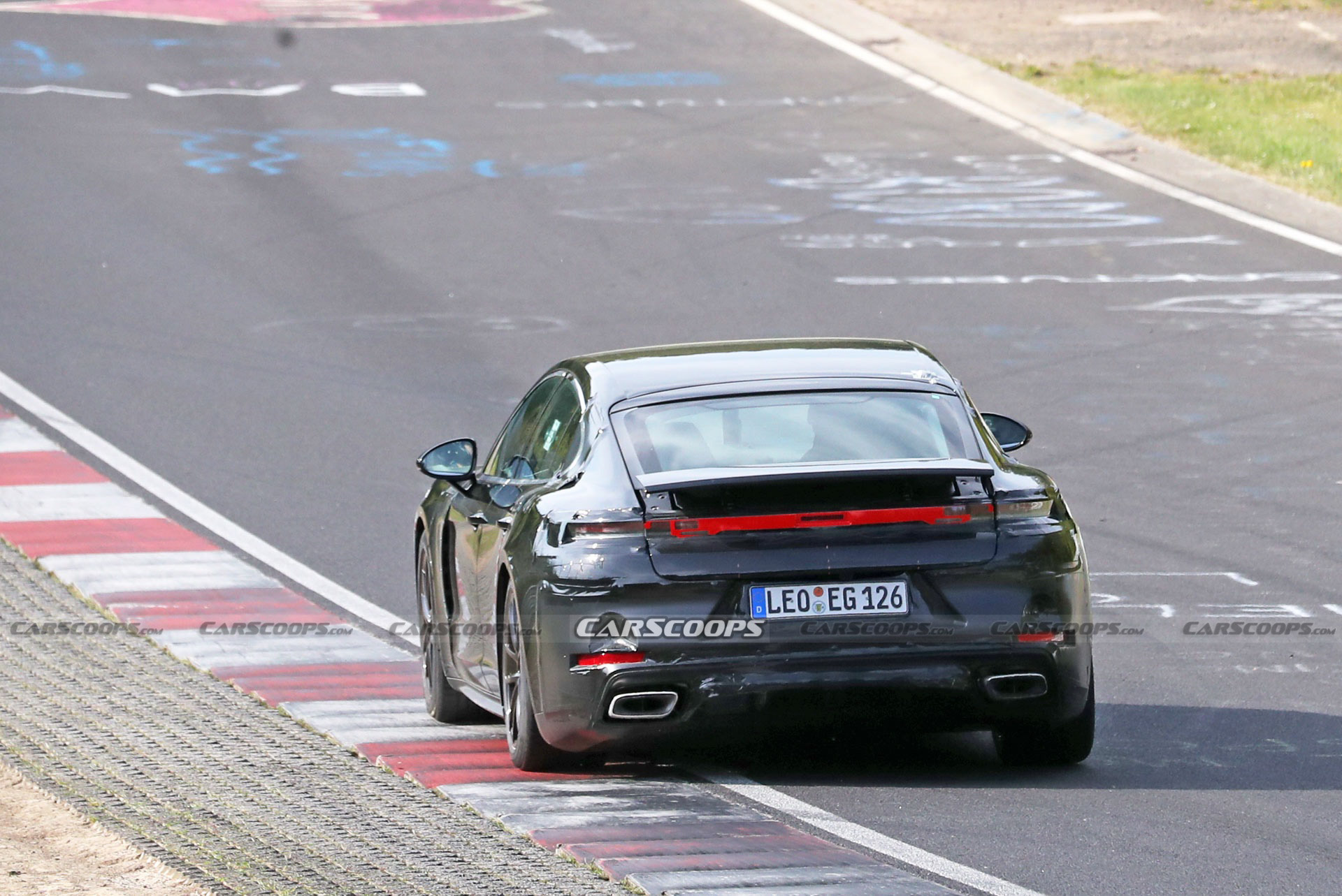 2024 Porsche Panamera And Turbo Prototypes Playing Tag At The Nürburgring