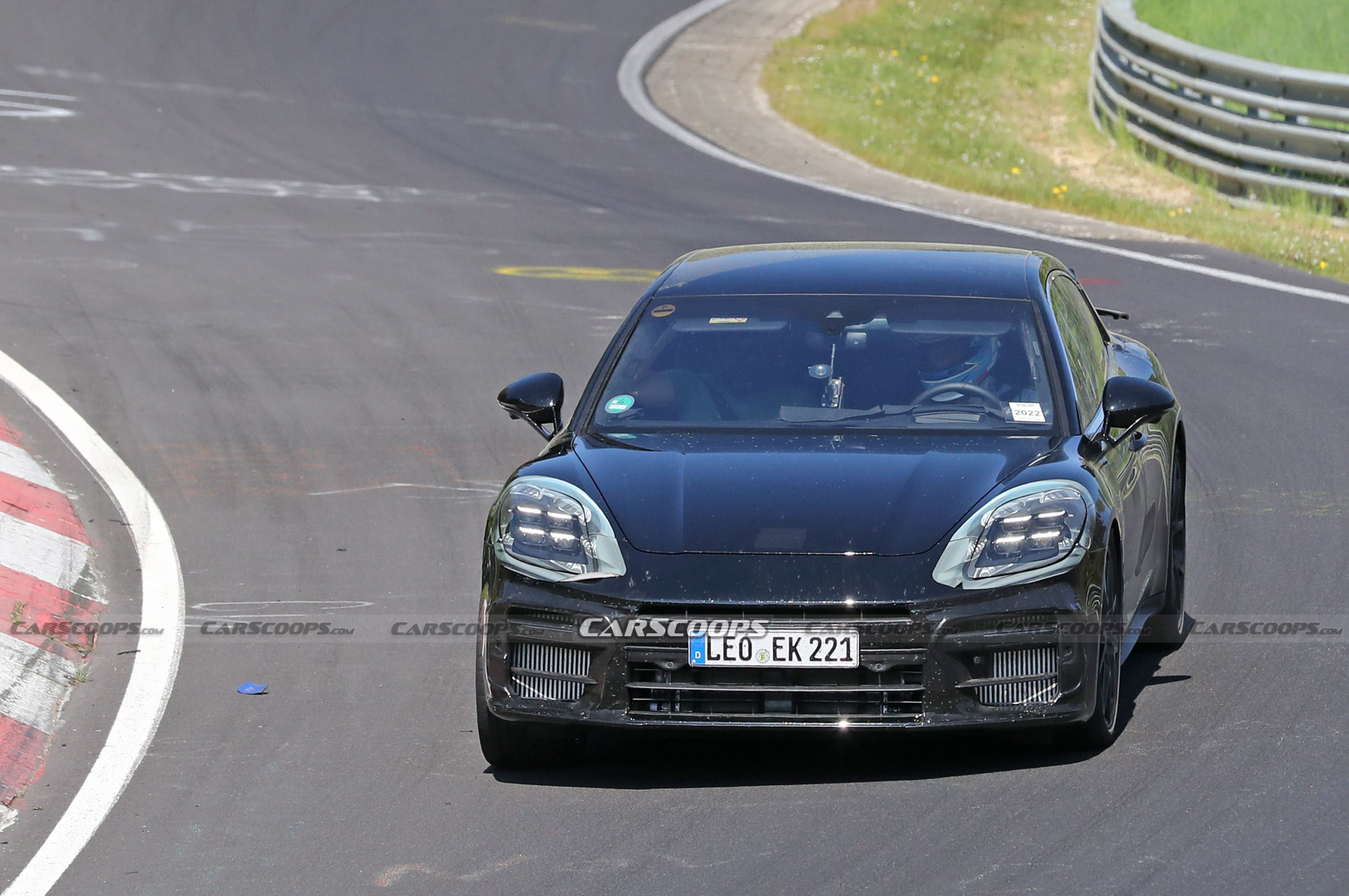 2024 Porsche Panamera And Turbo Prototypes Playing Tag At The Nürburgring