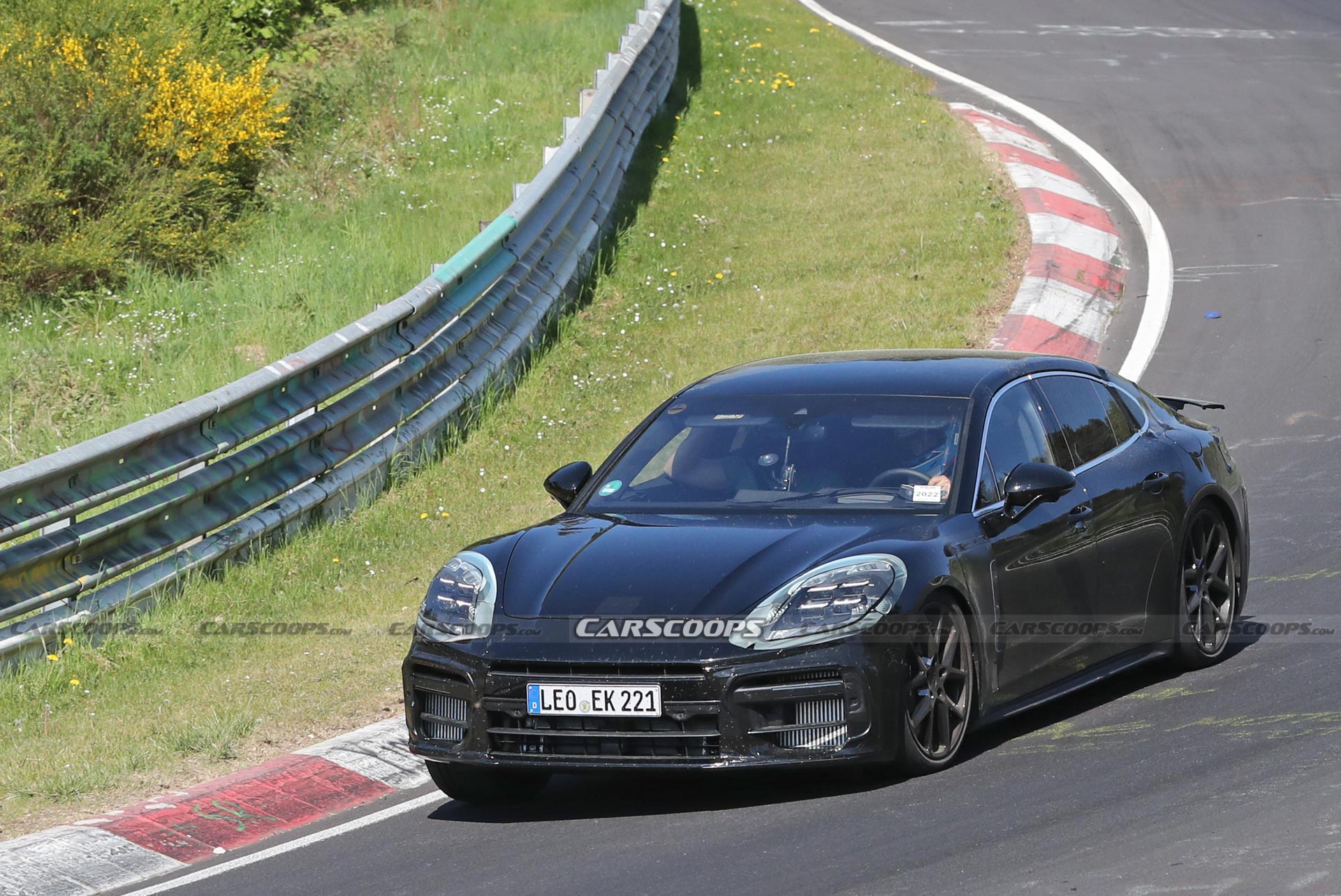 2024 Porsche Panamera And Turbo Prototypes Playing Tag At The Nürburgring