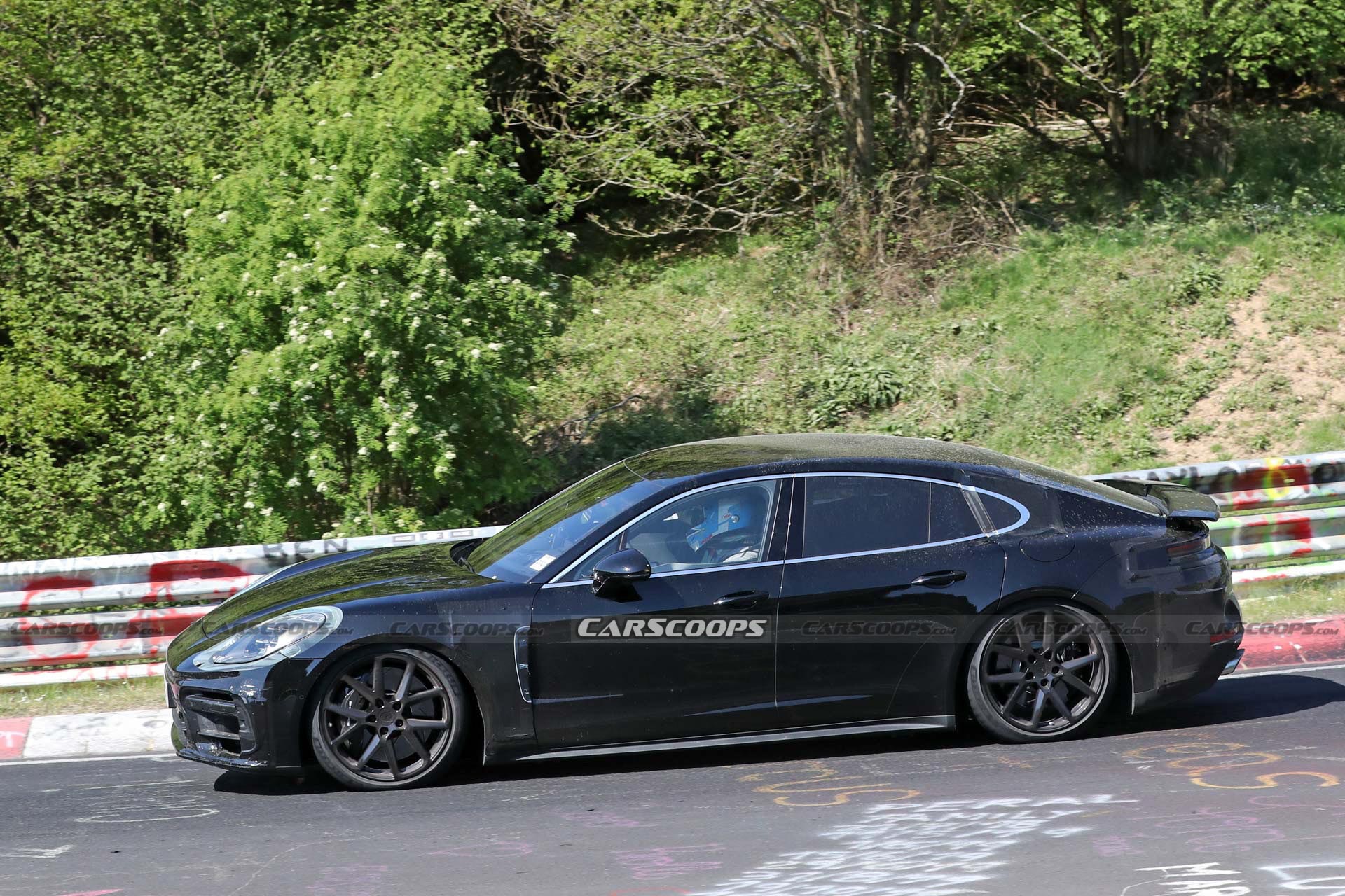 2024 Porsche Panamera And Turbo Prototypes Playing Tag At The Nürburgring