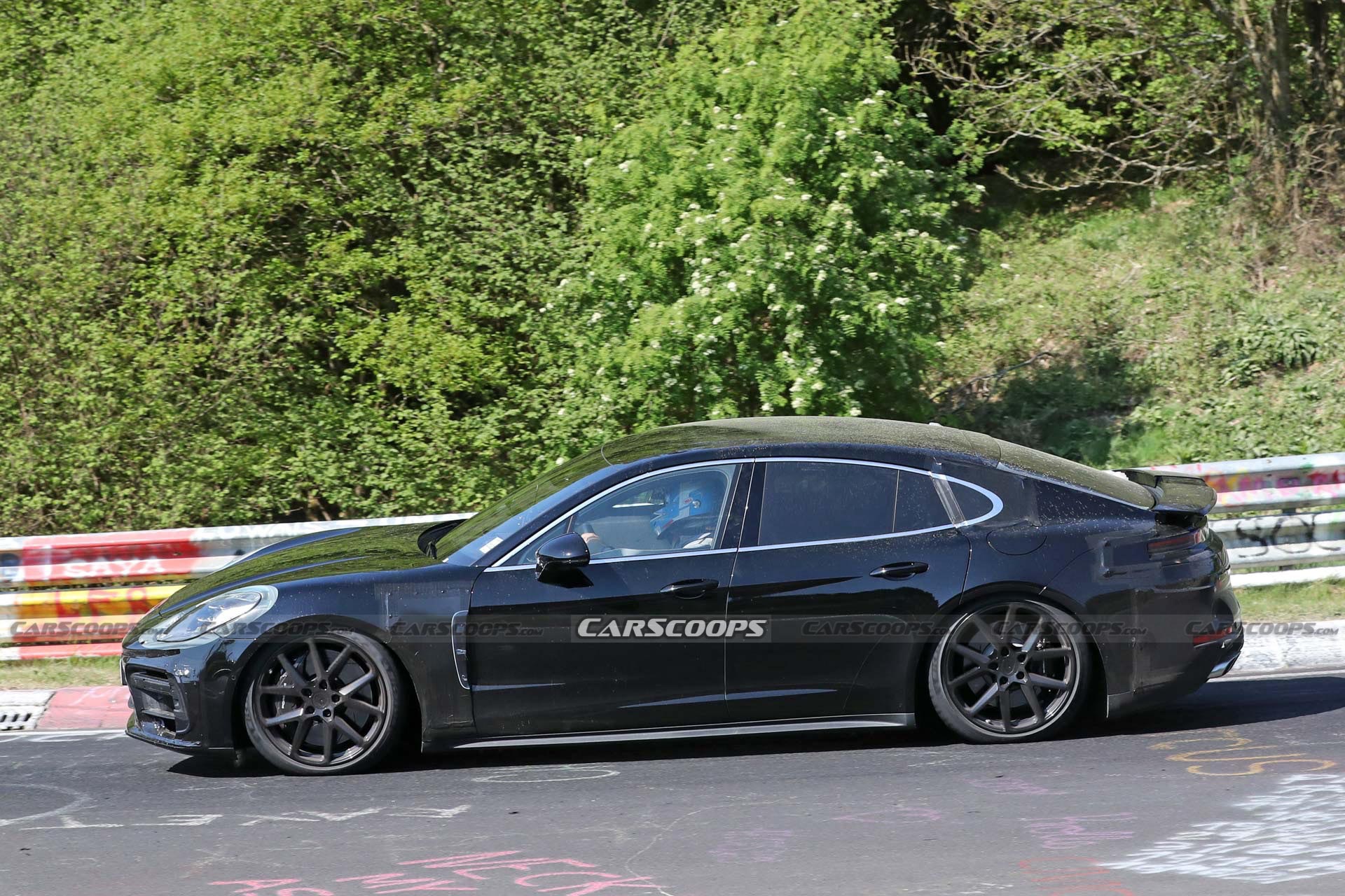 2024 Porsche Panamera And Turbo Prototypes Playing Tag At The Nürburgring