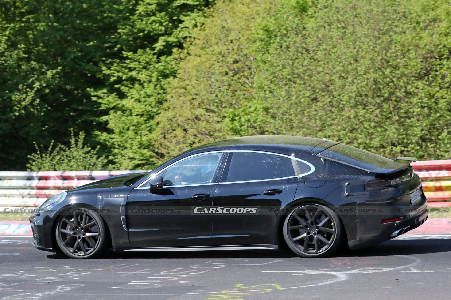2024 Porsche Panamera And Turbo Prototypes Playing Tag At The Nürburgring